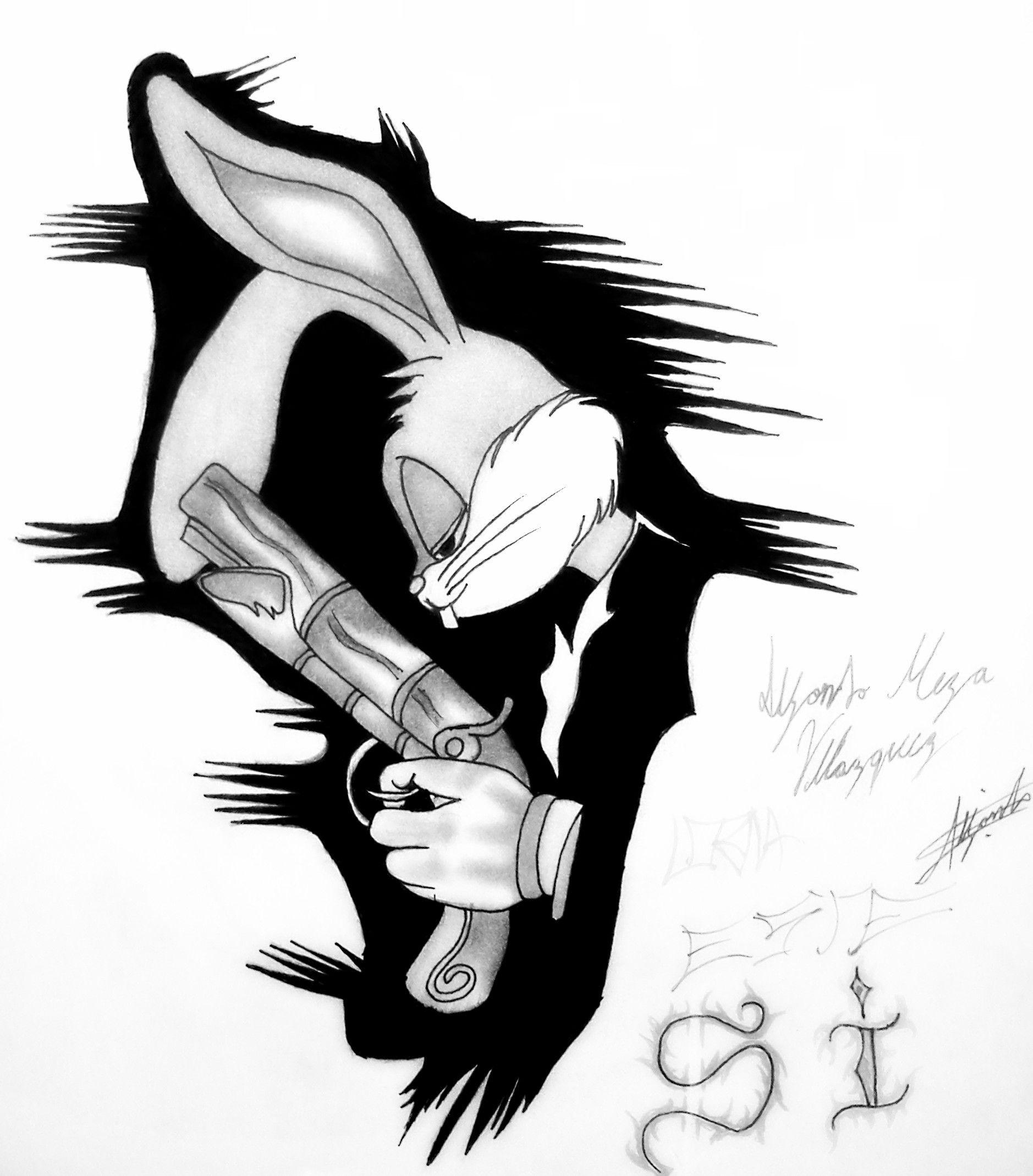 1878x2139 Bugs Bunny Gangsta Desktop Wallpaper 26134
