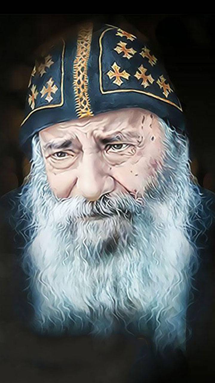 720x1280 Pope Shenouda Wallpaper