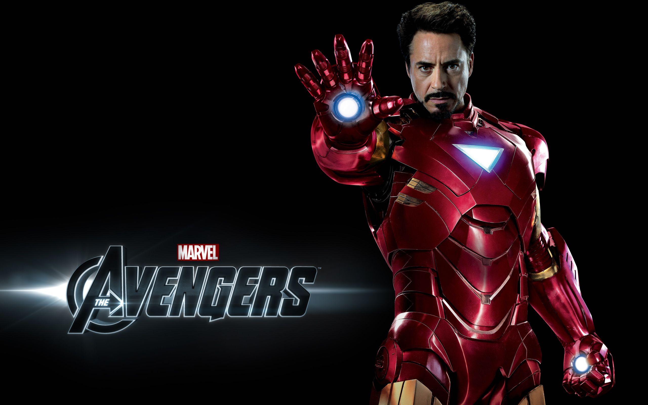2560x1600 Iron Man in The Avengers hình nền