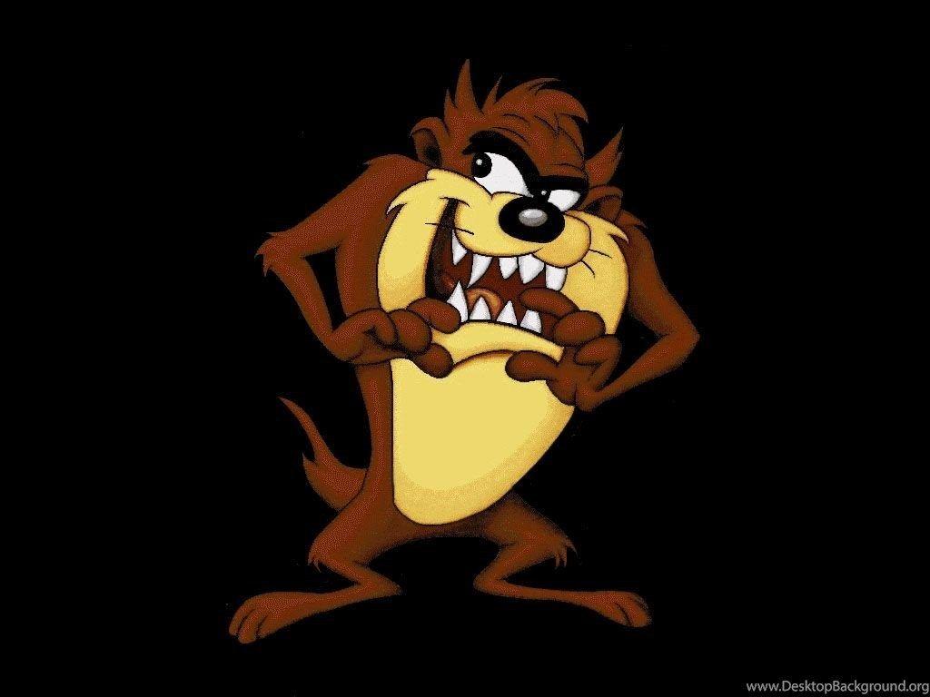 1024x768 Tasmanian Devil Taz Tornado Storm Cartoon HD Wallpaper