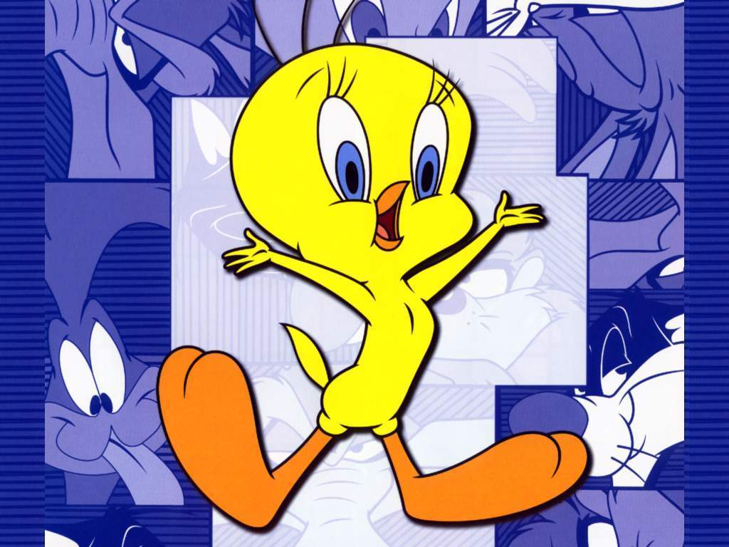 1024x768 Looney Tunes Tweety HD Background Image for iPad Air 2
