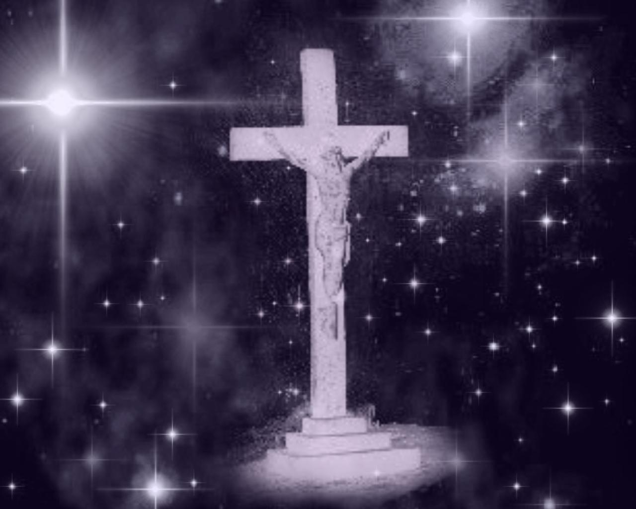 1280x1024 Crucifix Wallpaper