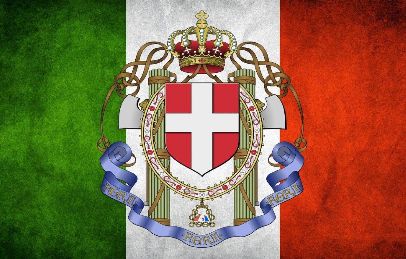 1332x850 Wallpaper Flag, Italy, coat of arms, Fascism, fascia image
