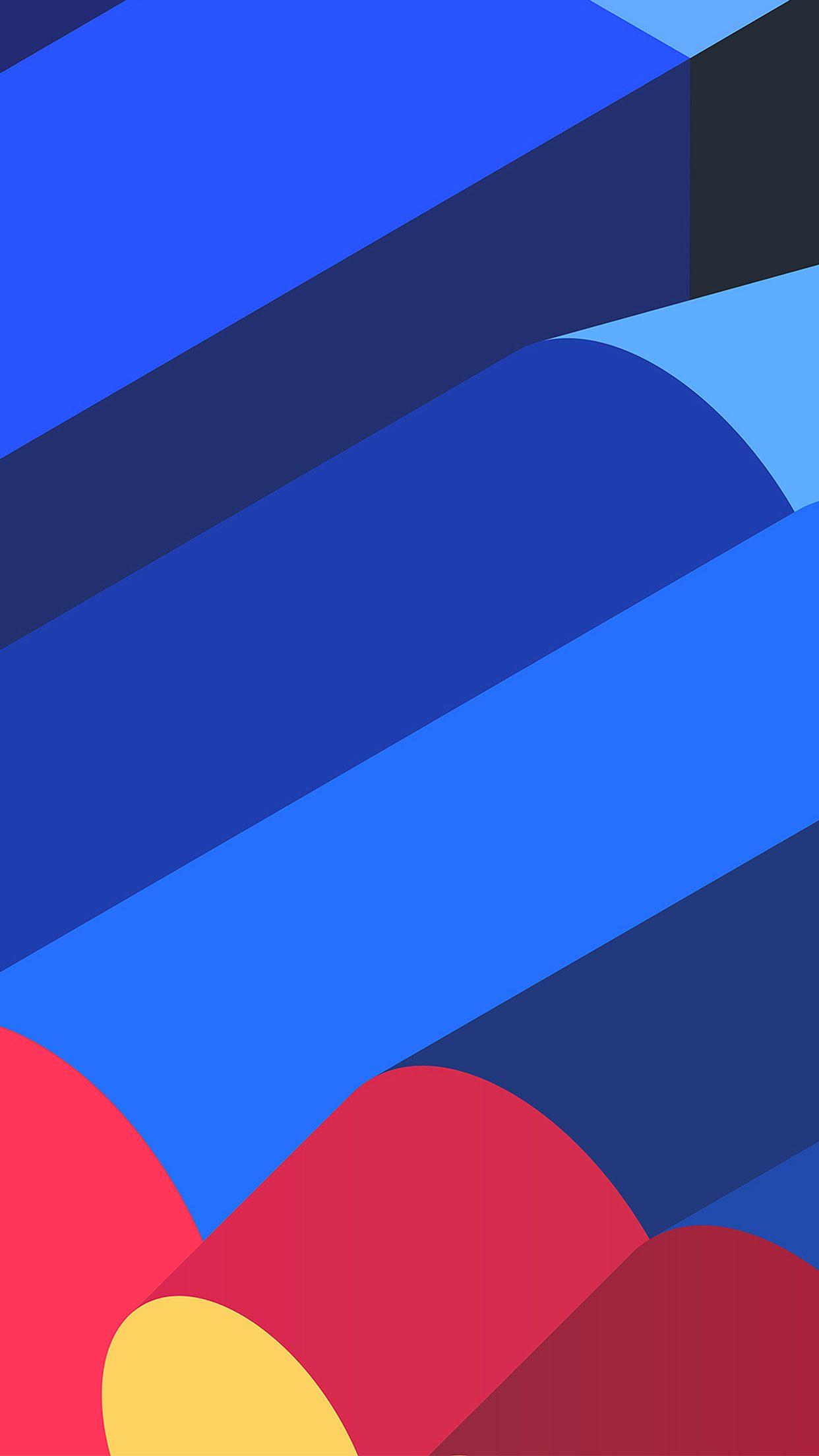 1242x2208 iPhone 6 wallpaper. simple blue