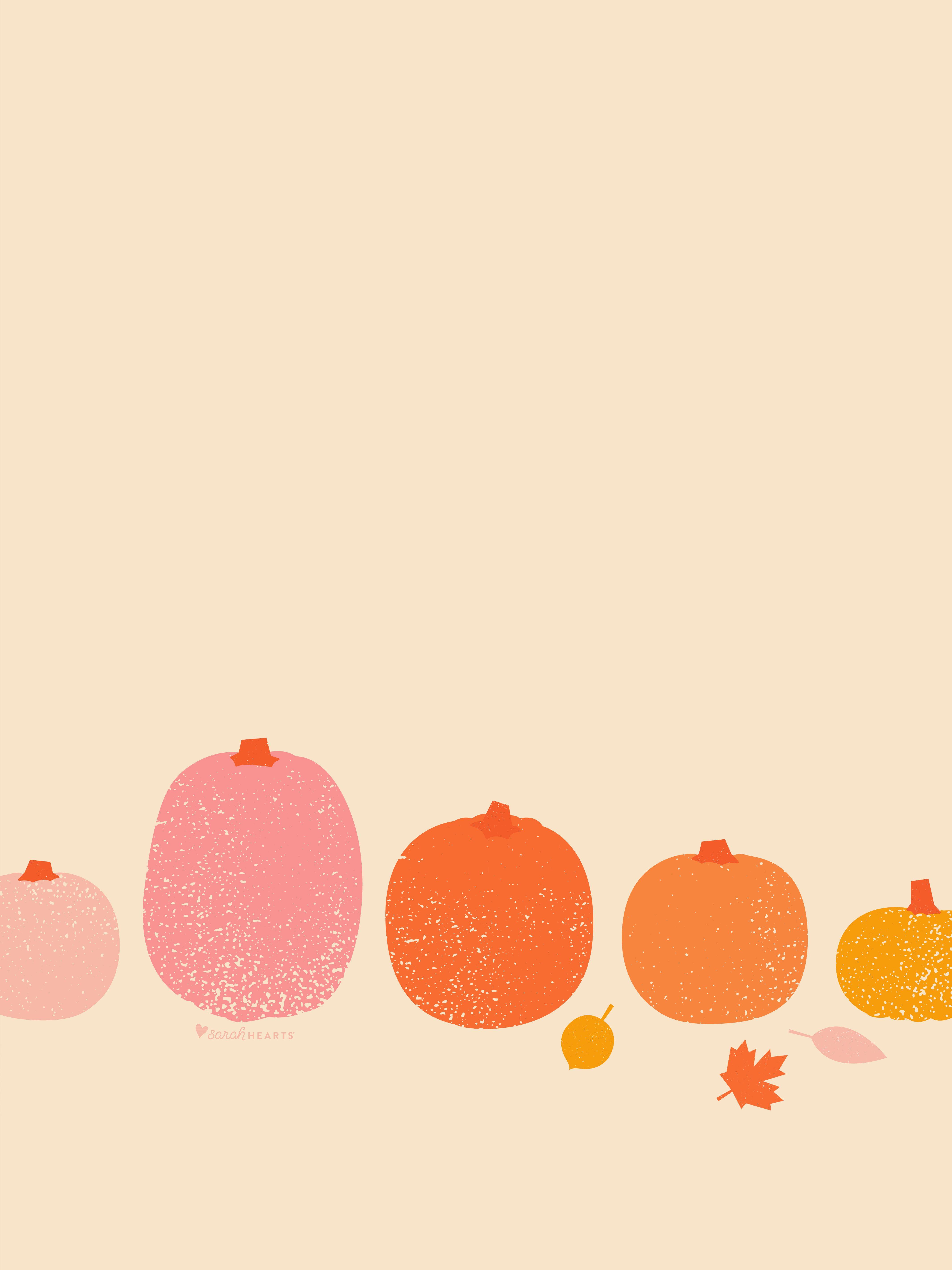 4267x5692 October 2019 Pumpkin Calendar Wallpaper