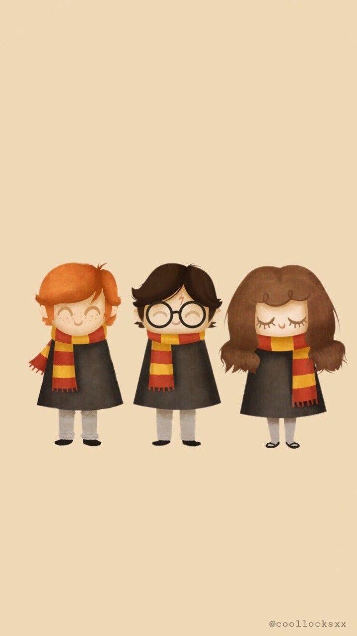 Cute Harry Potter Cartoon Wallpapers - Top Free Cute Harry Potter ...