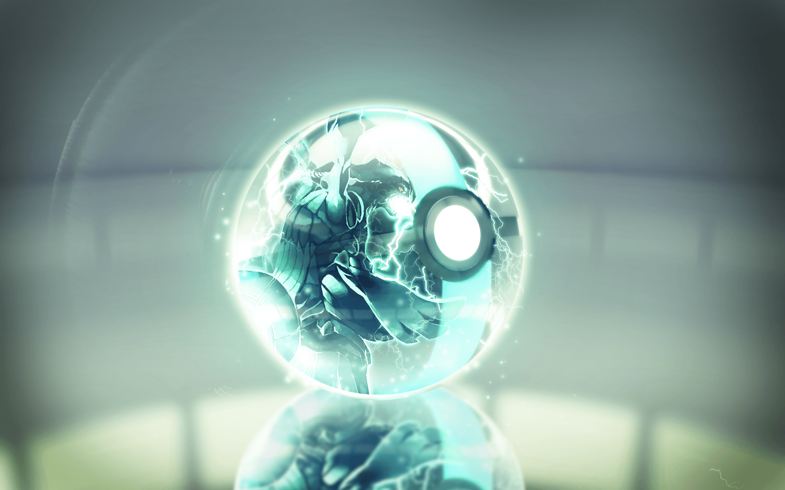2560x1600 Zekrom Pokeball By G1ZMO DARG0N