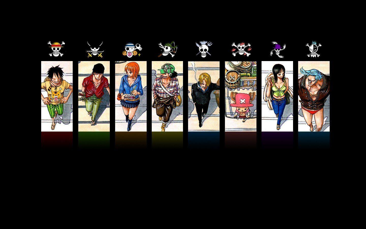 1440x900 One Piece, Monkey D. Luffy, Roronoa Zoro, Nami, Usopp, Sanji