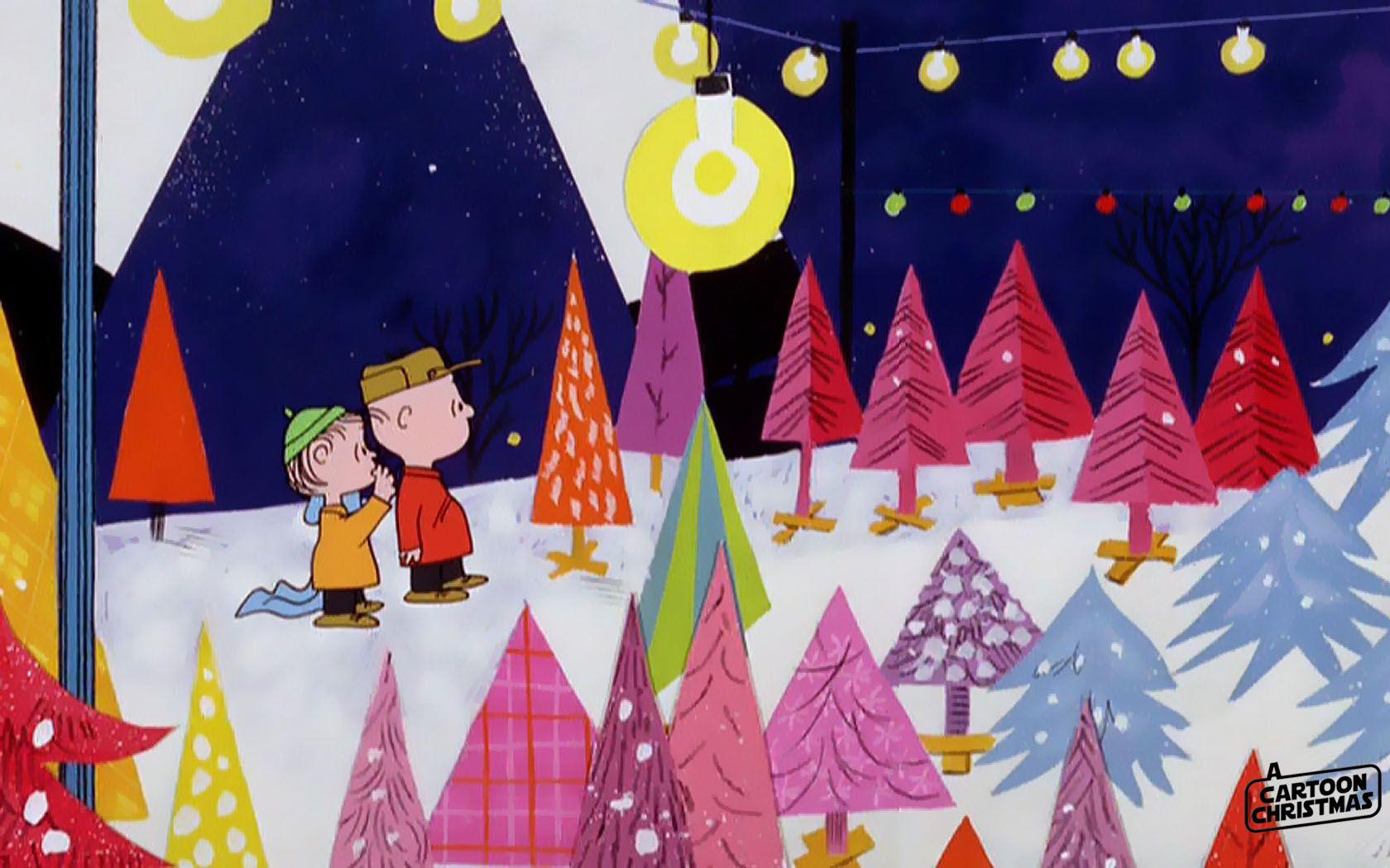 1680x1050 Charlie Brown Christmas Tree Wallpaper