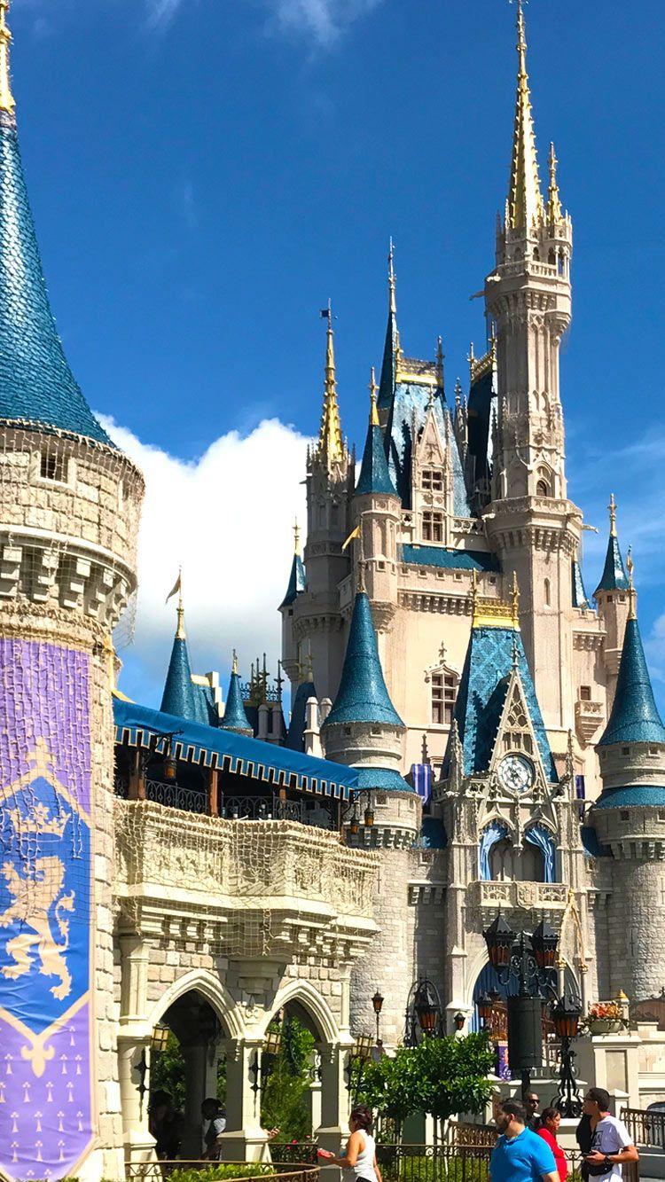750x1333 Disney Castle iPhone Wallpaper World, Cinderella