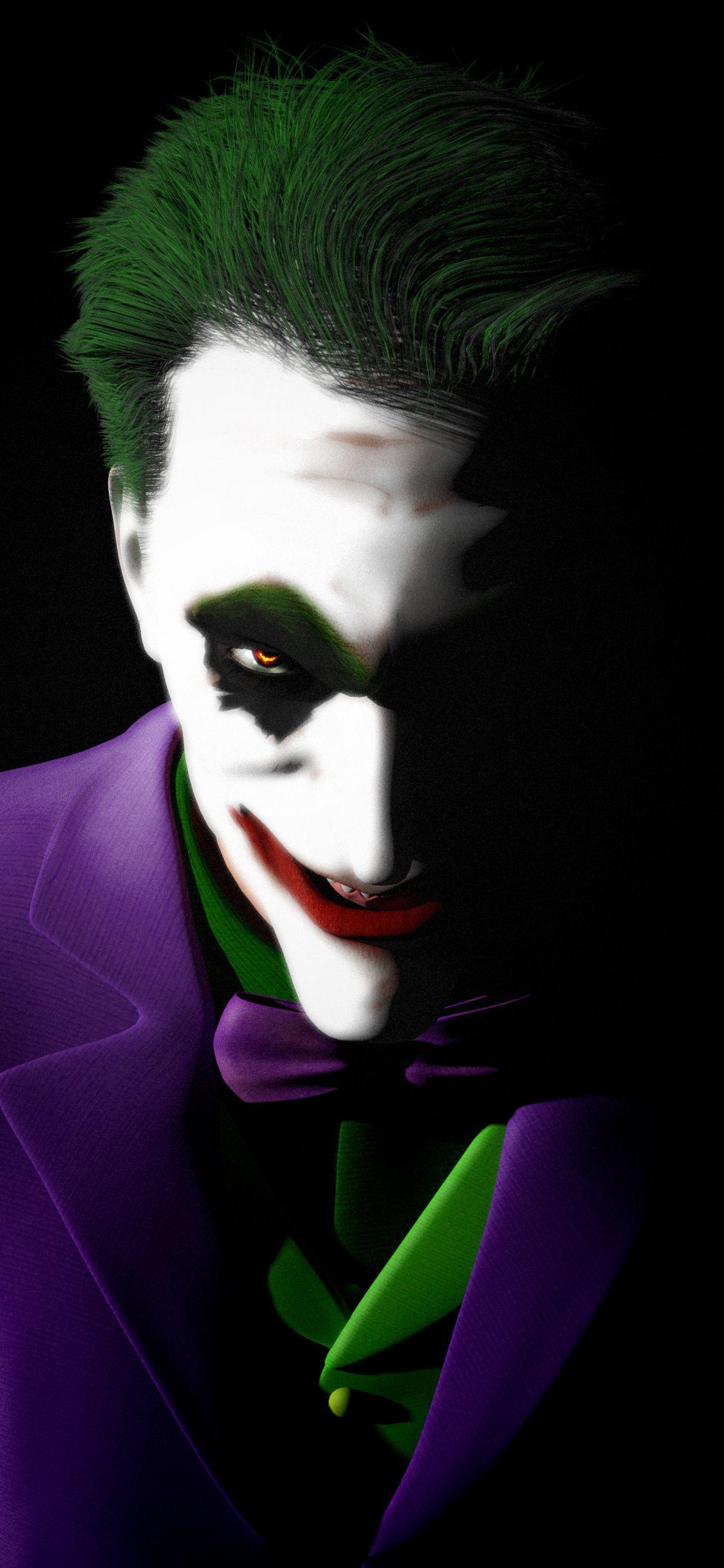 1125x2436 Download 1125x2436 wallpaper joker, artwork, dark, super