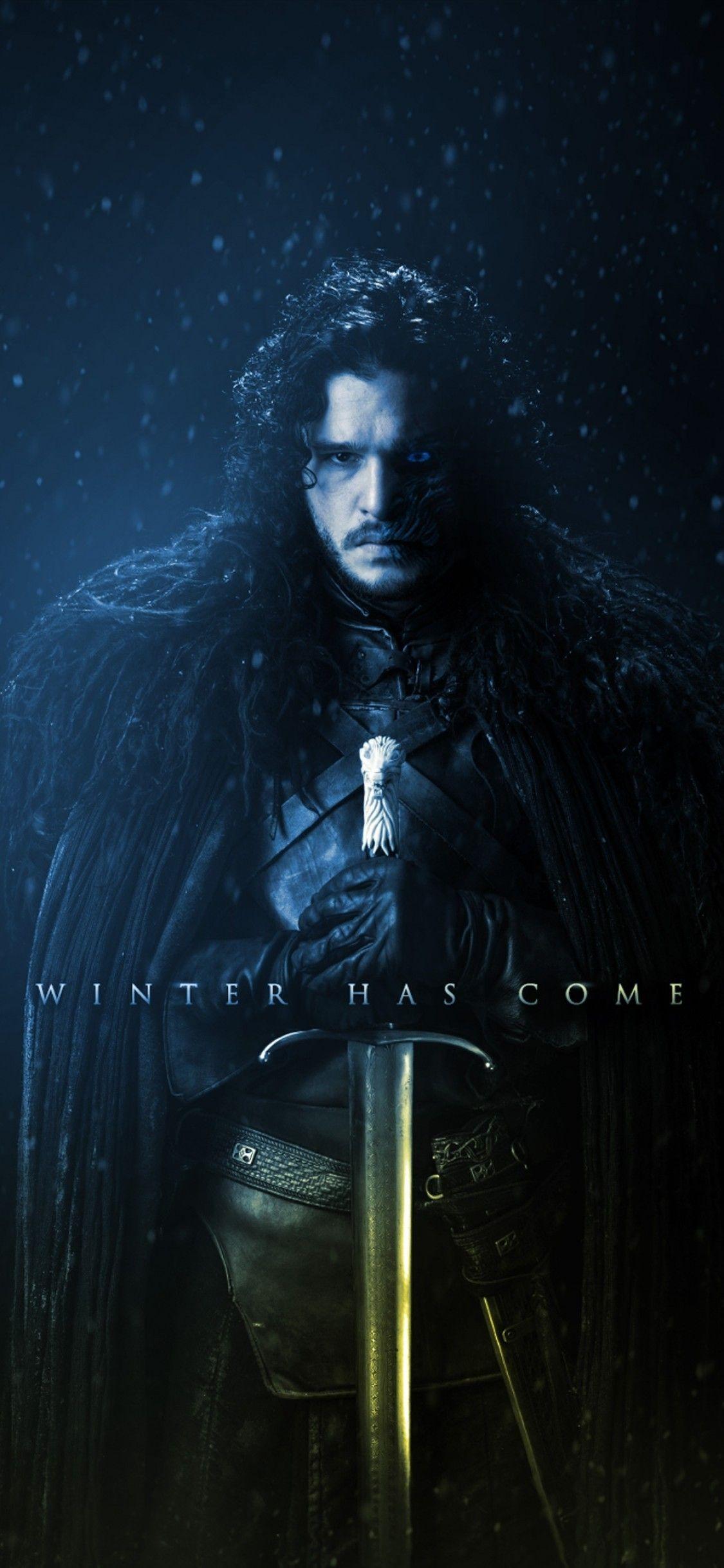 1125x2436 Download 1125x2436 Game Of Thrones Season Jon Snow, Sword