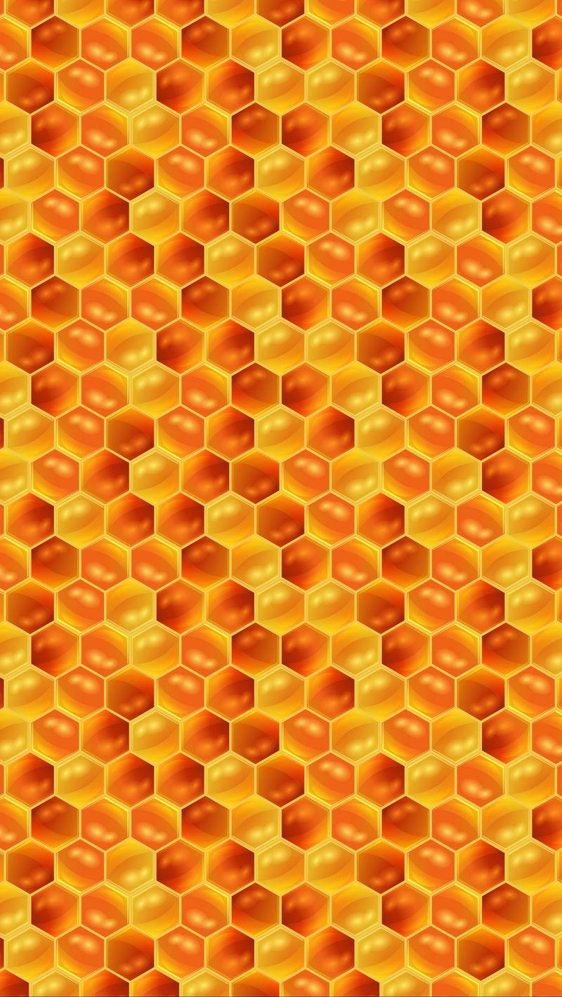 800x1420 Download wallpaper 800x1420 honeycombs, honey, pattern