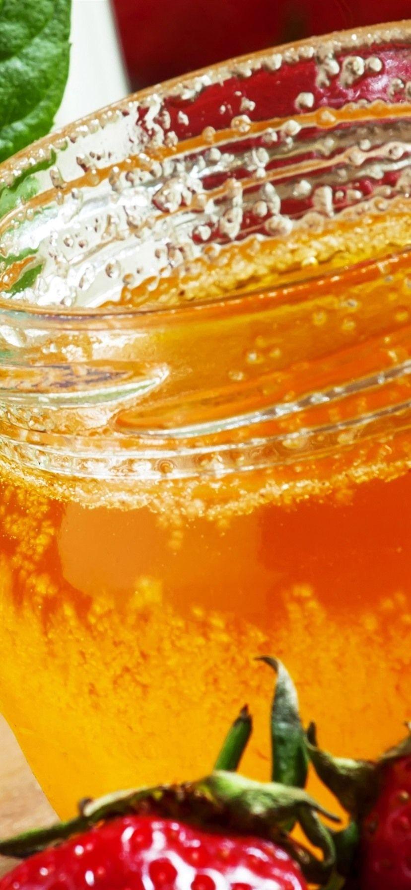 828x1792 Strawberries And Honey 1080x1920 IPhone 8 7 6 6S Plus