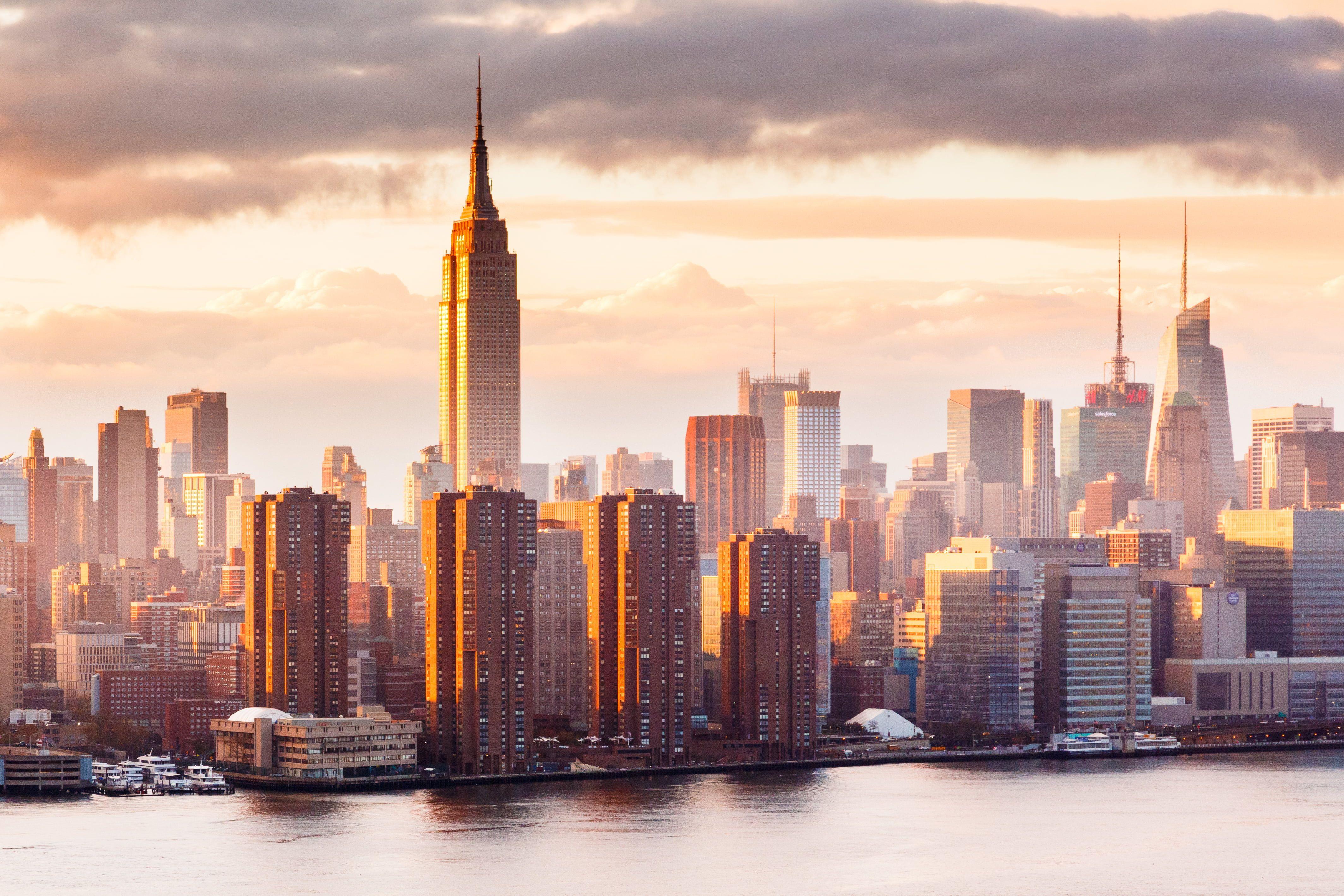 Manhattan Skyline Wallpapers - Top Free Manhattan Skyline Backgrounds ...