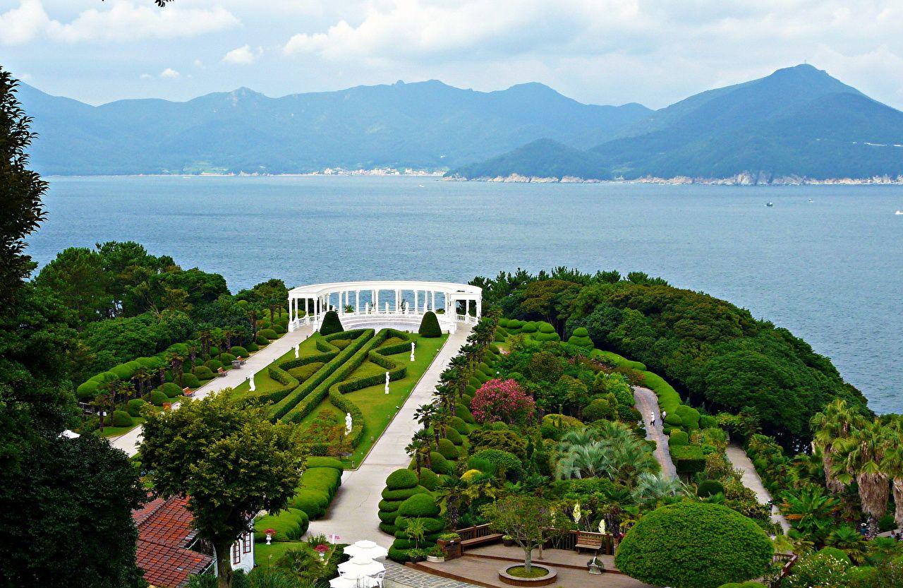1280x833 Wallpaper South Korea Nature Mountains Gardens Landscape design