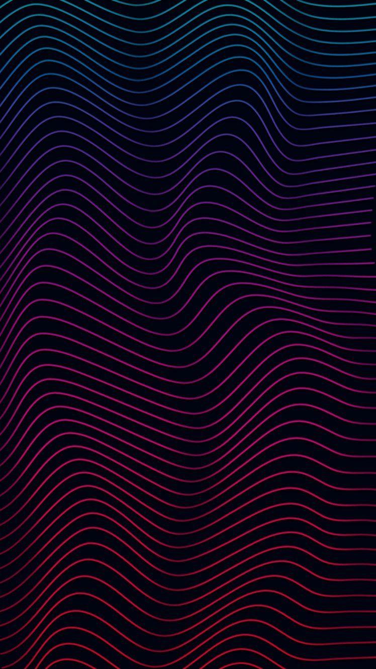 748x1330 Photoshop, Waves, Abstract, Simple, Portrait display, Simple