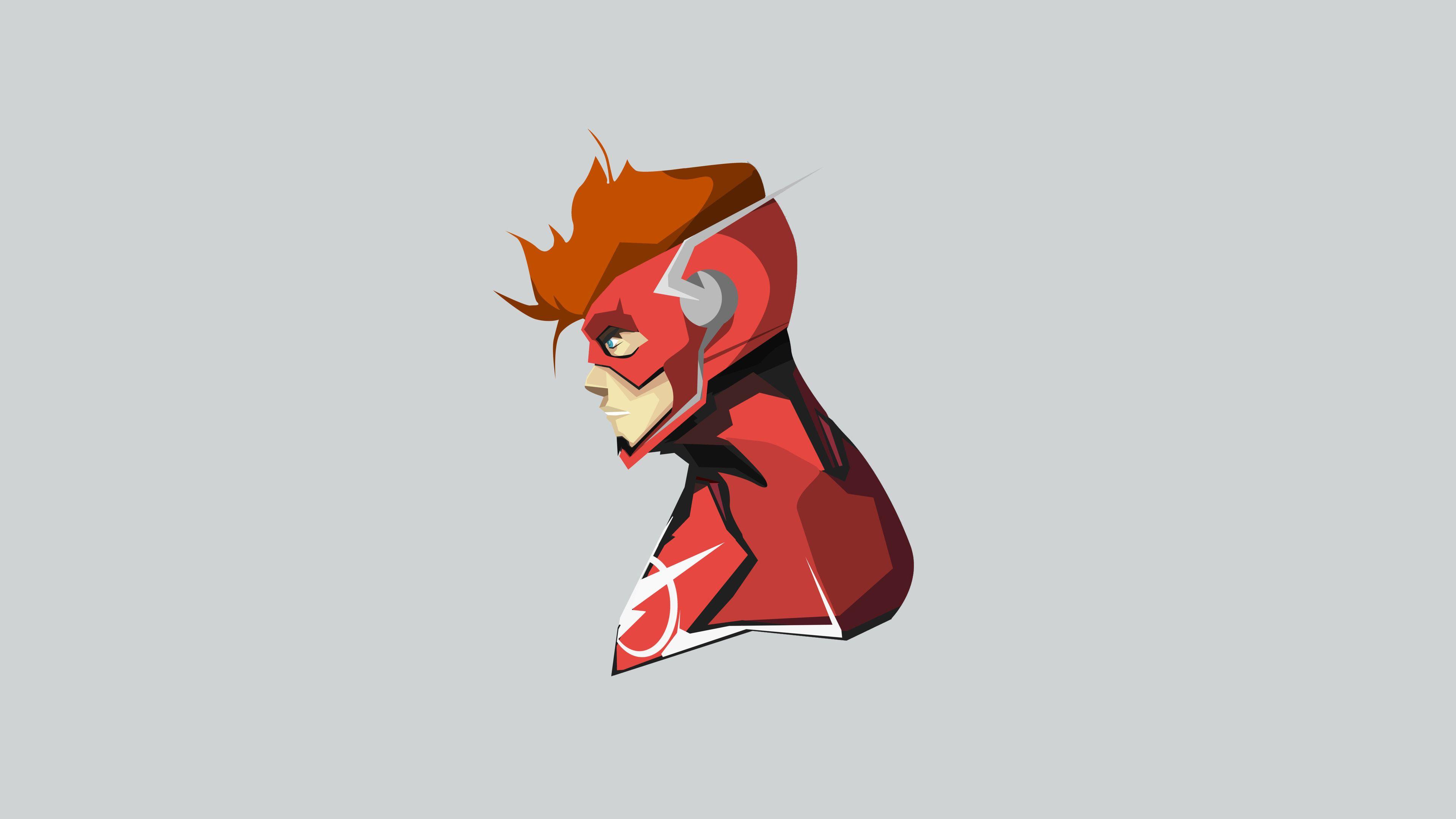 3840x2160 Wallpaper 4k The Flash Minimalism 4k 4k Wallpaper, Artist