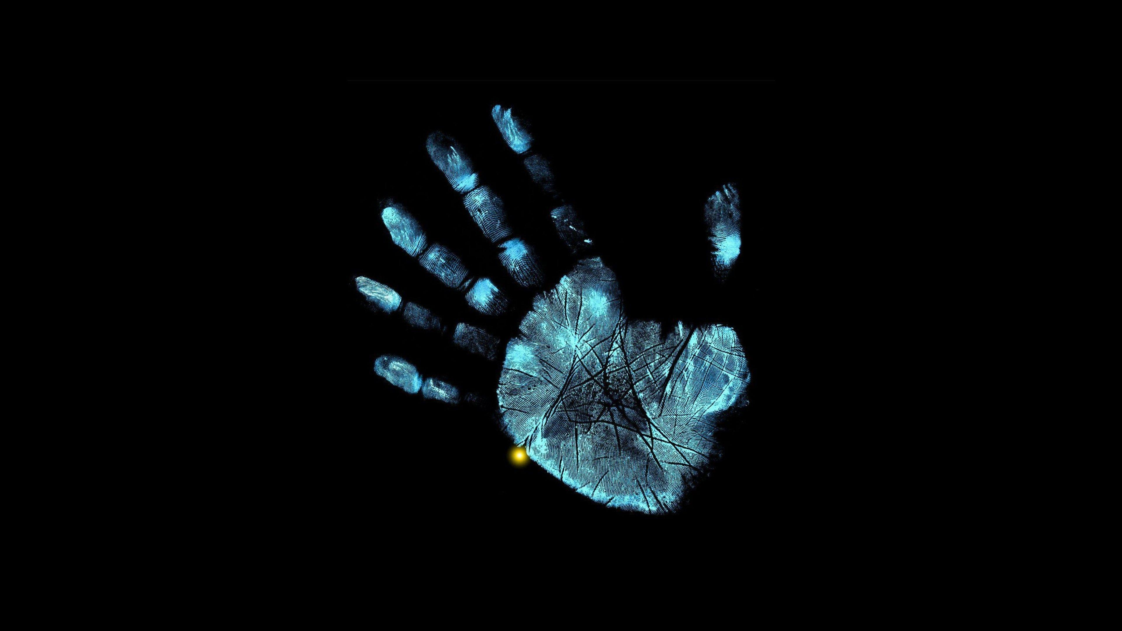 3840x2160 Digital and Abstract Hand Print Wallpaper 4K Ultra HD