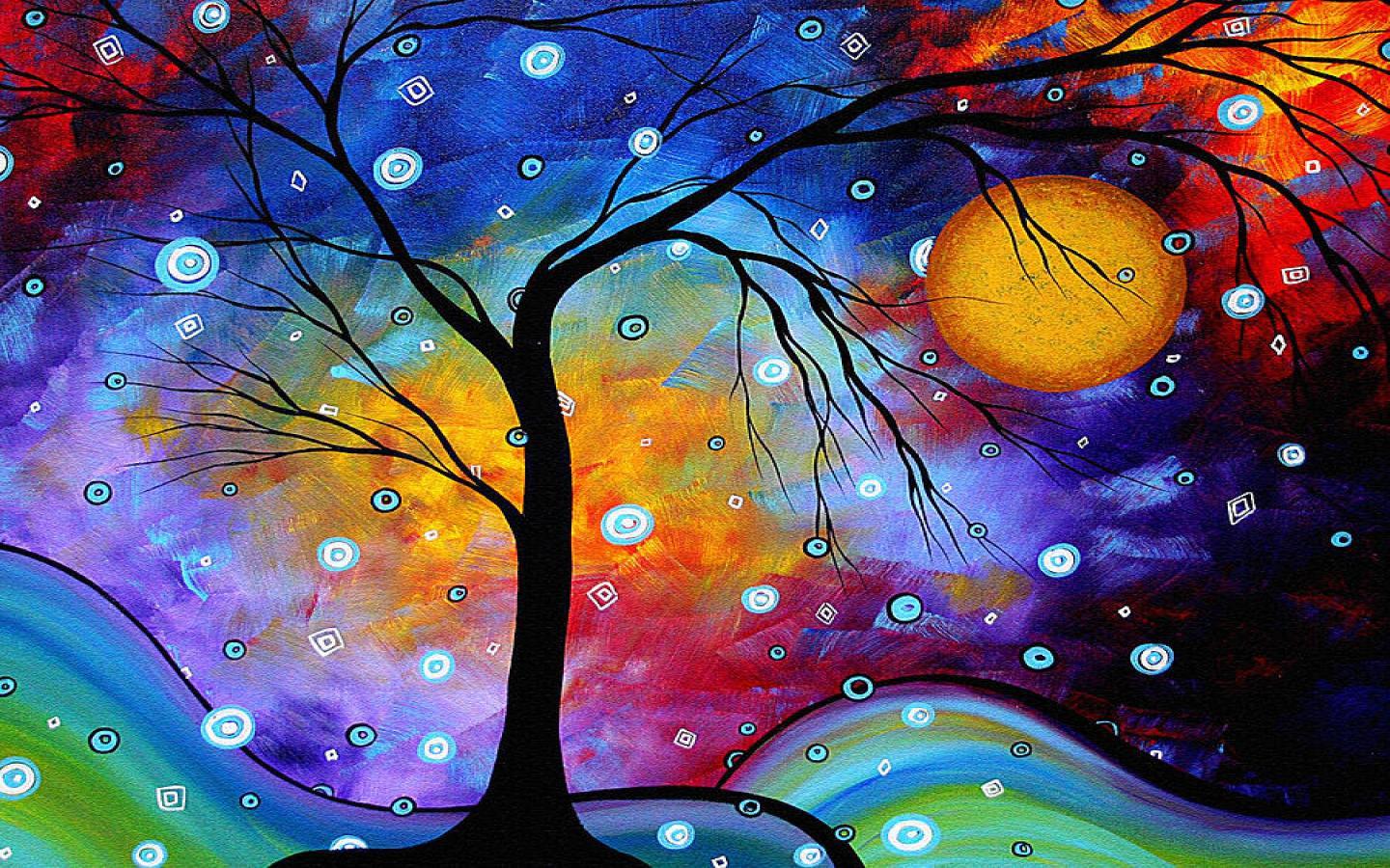 Tree Abstract Art Wallpapers - Top Free Tree Abstract Art Backgrounds ...