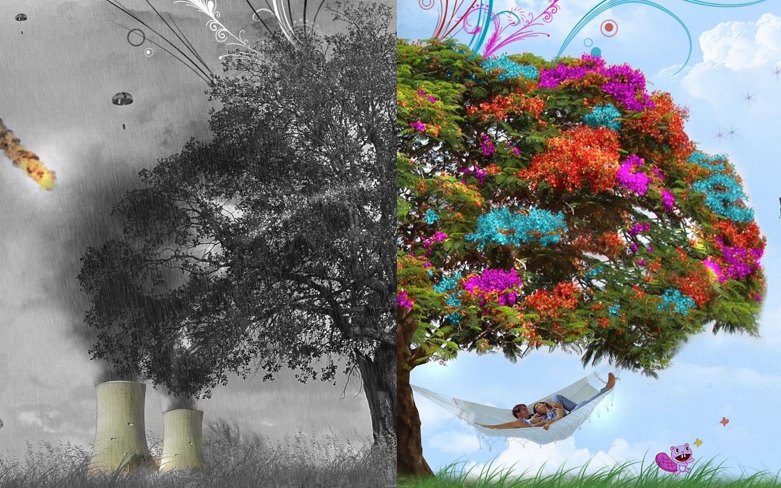 2560x1600 trừu tượng, Chiến tranh, cây, Hòa bình, sáng tạo, Hình nền tác phẩm nghệ thuật https://wallpaperaccess.com/full/1837318.jpg