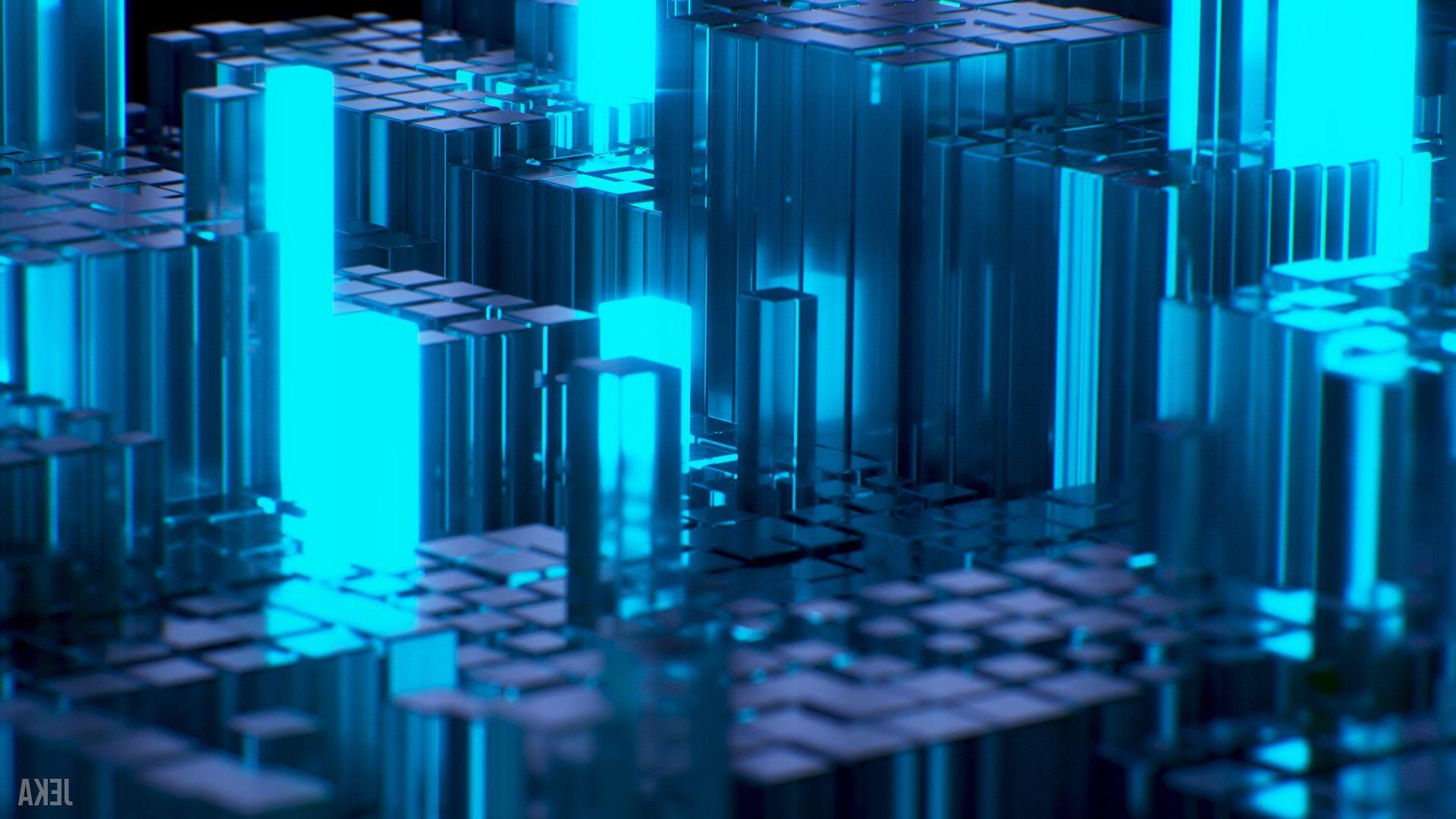1920x1080 3D, Cinema 4D, Blender, Abstract, Glass Wallpaper HD