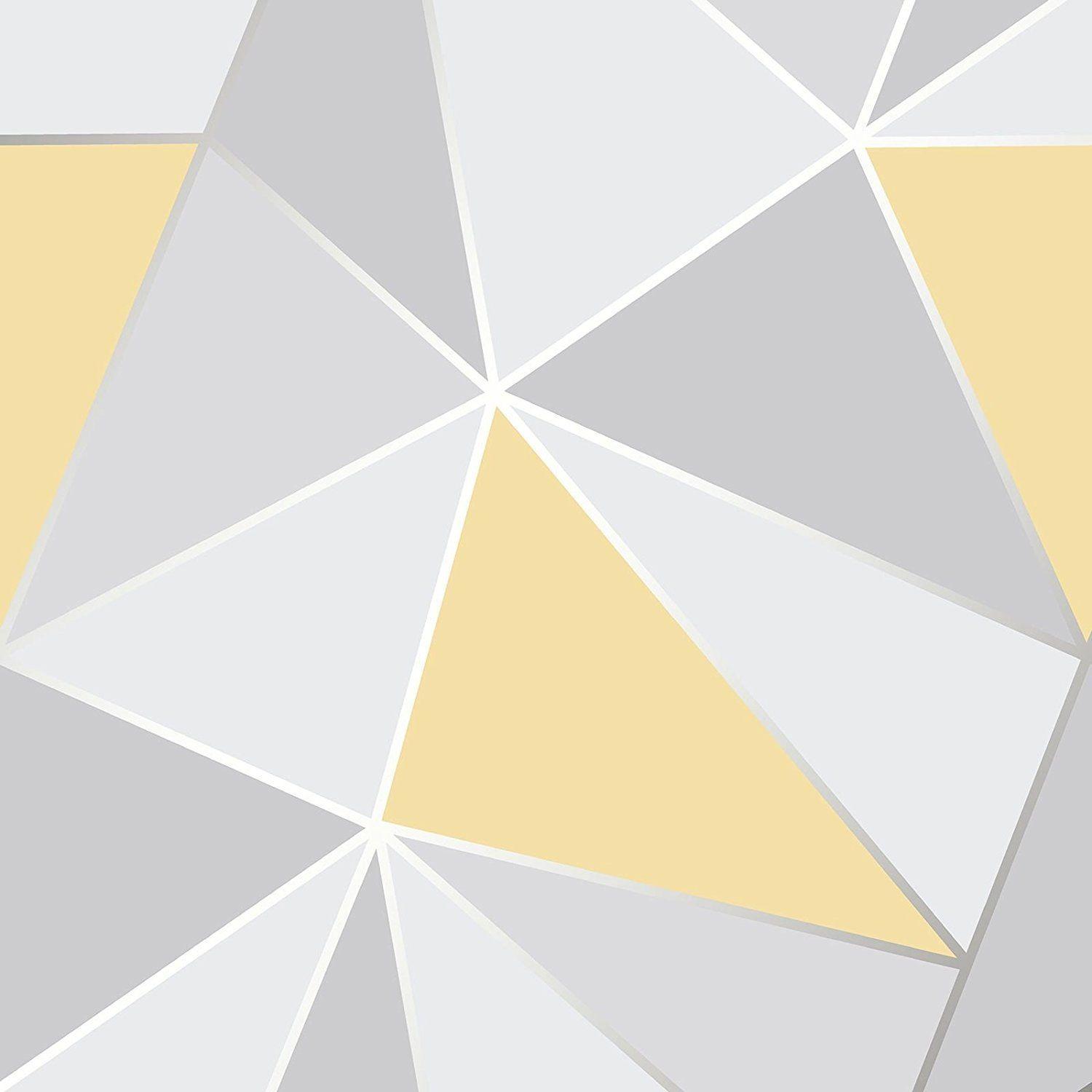 1500x1500 Fine Decor Apex Geometric Metallic Wallpaper Abstract Triangle Modern Futuristic