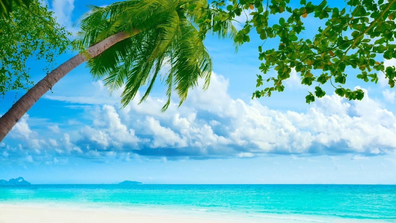 1366x768 Hd Beach Wallpaper