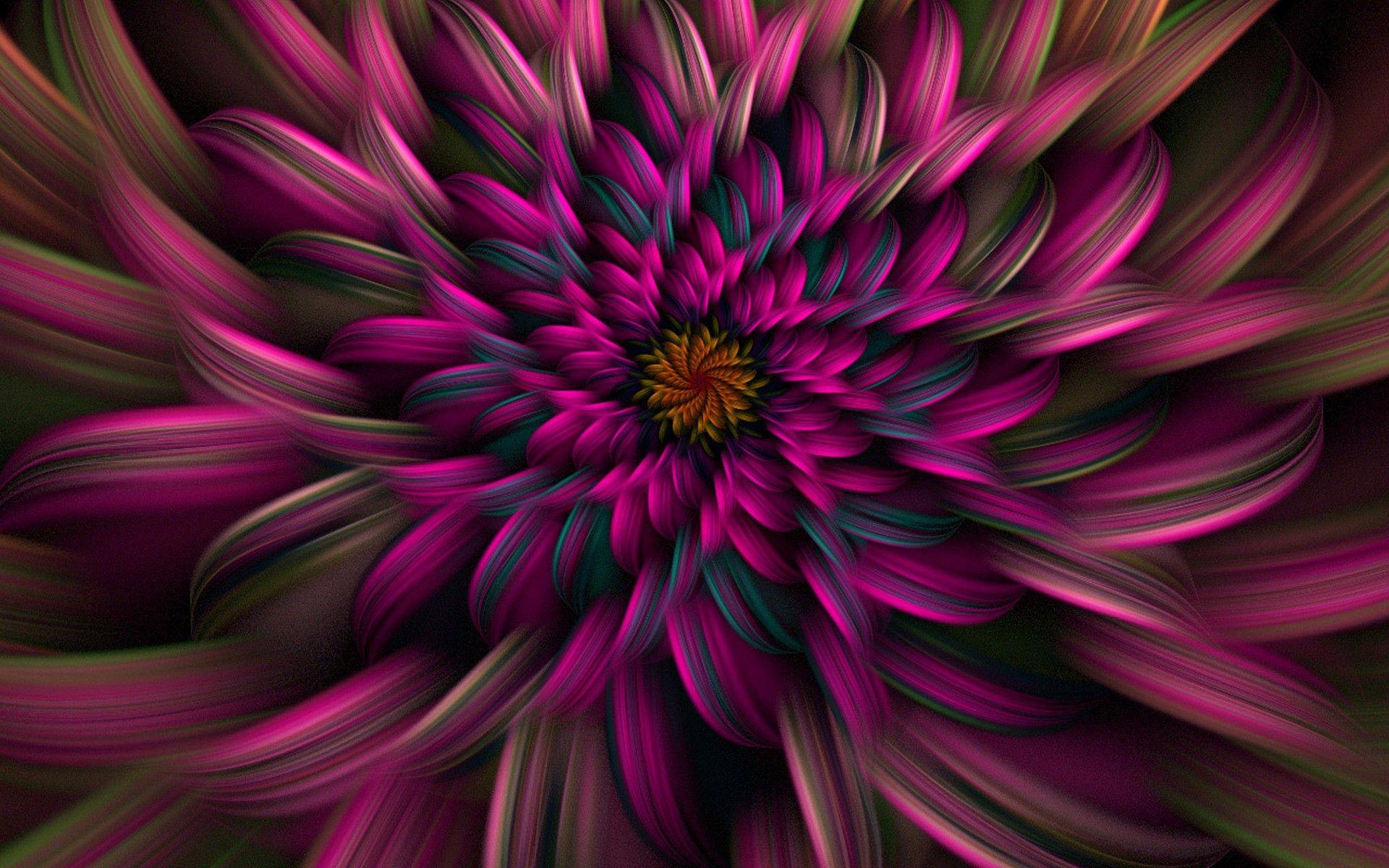 1920x1200 Purple Flower Abstract HD Wallpaper. Background Image