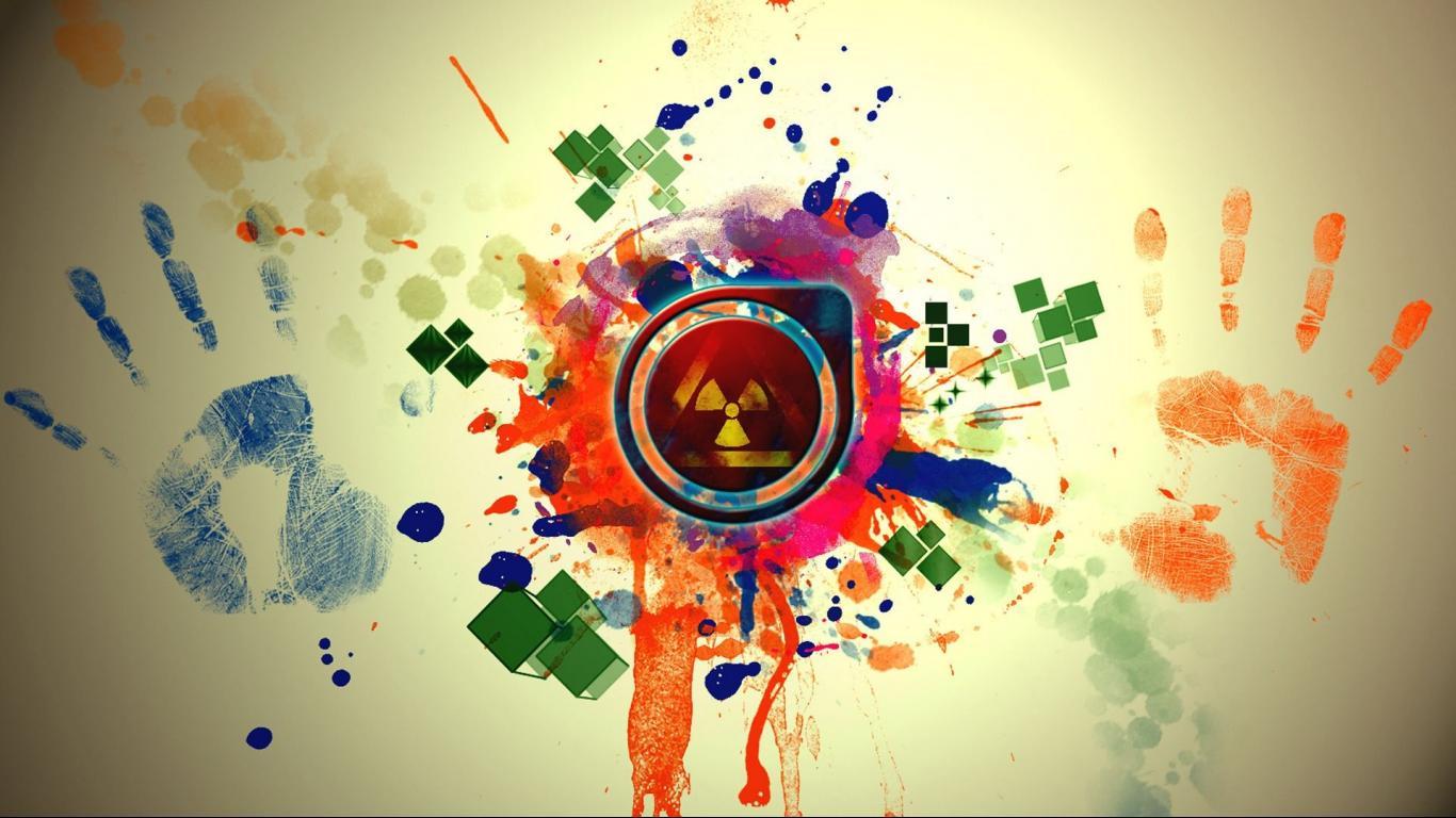 1366x768 Amazing abstract art wallpaper