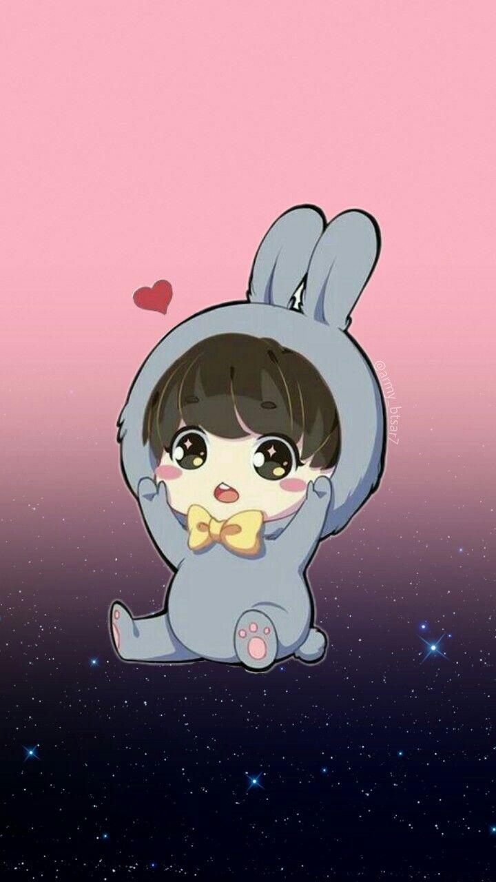 720x1280 Jungkook Chibi Wallpaper