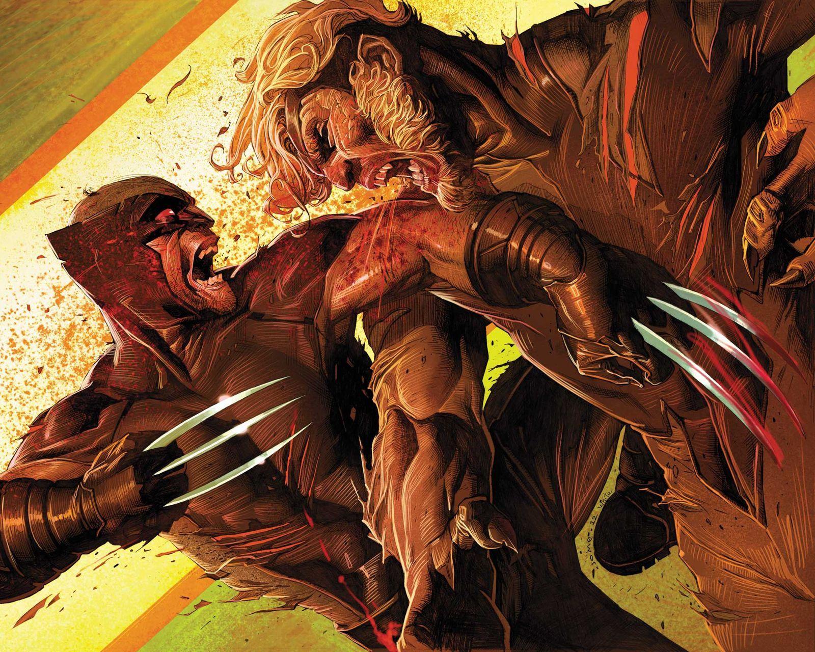 1600x1280 Sabertooth vs Wolverine Wallpaper at