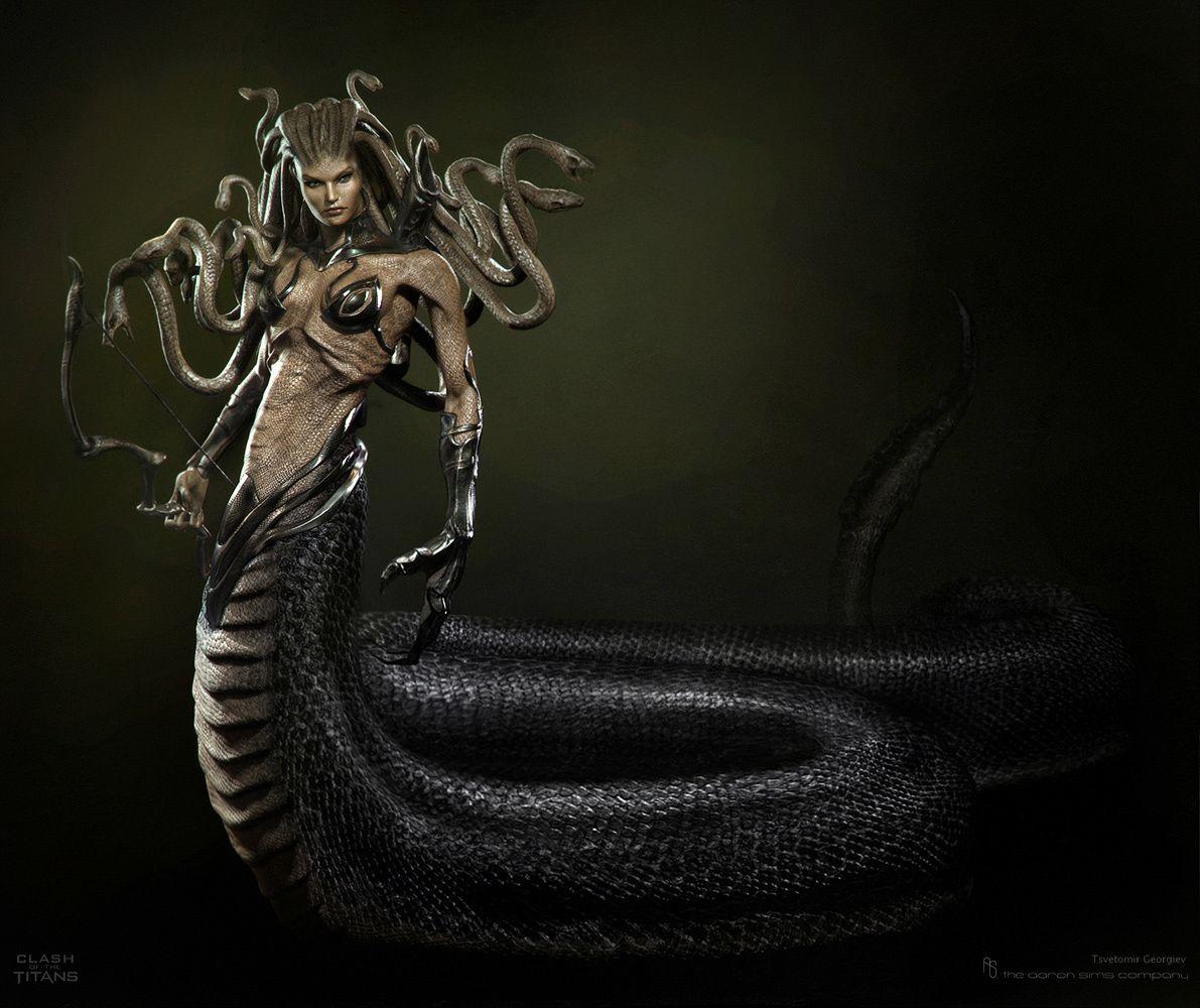 1191x1000 Titan the Wrath of Medusa From the Movie Wallpaper