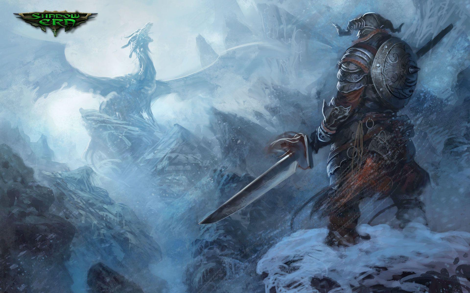 1920x1200 Yari Shieldbearer desktop background from Shadow Era trading card