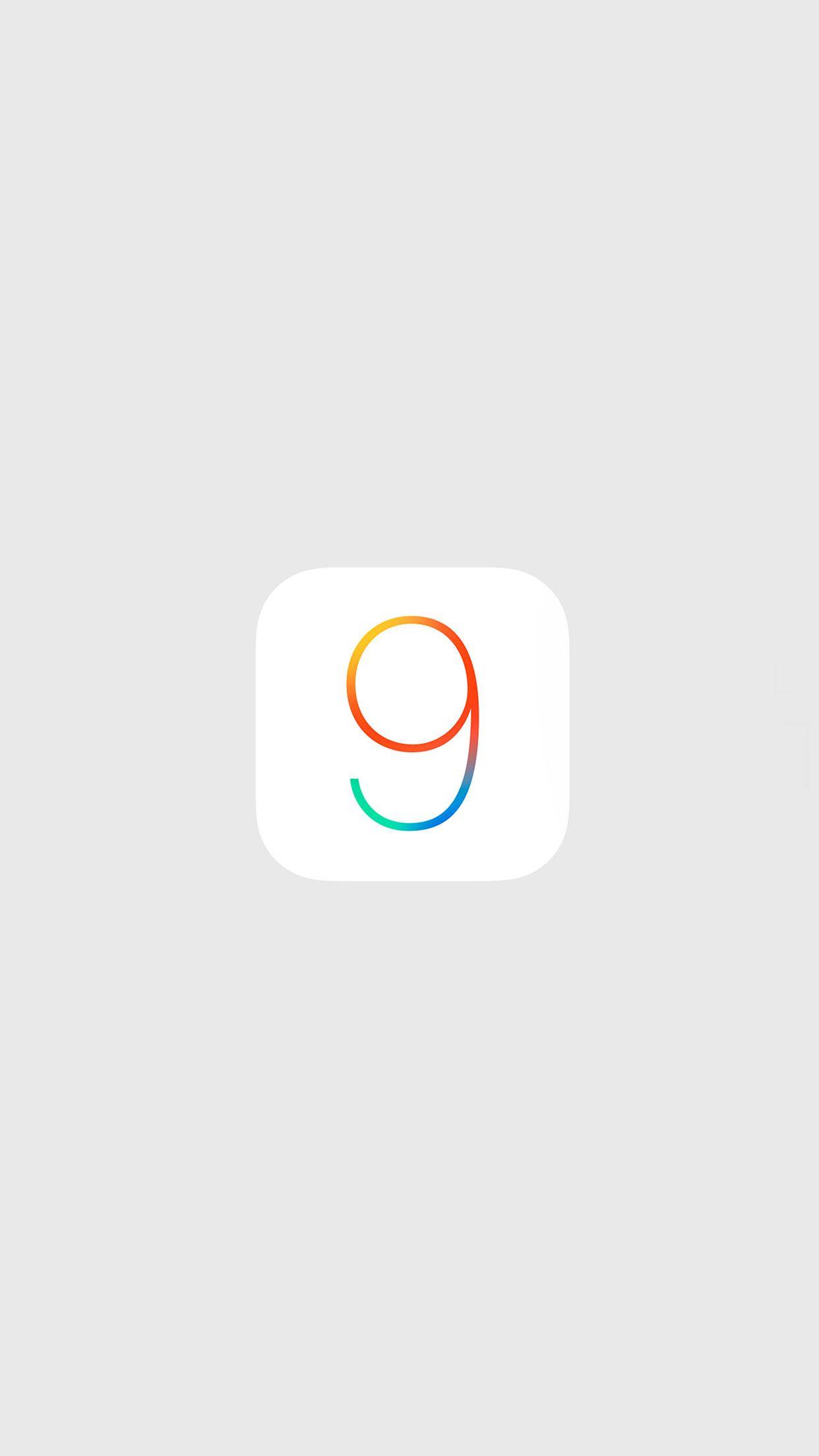 1242x2208 Ios9 Logo Apple New Minimal Gray Simple Art Android