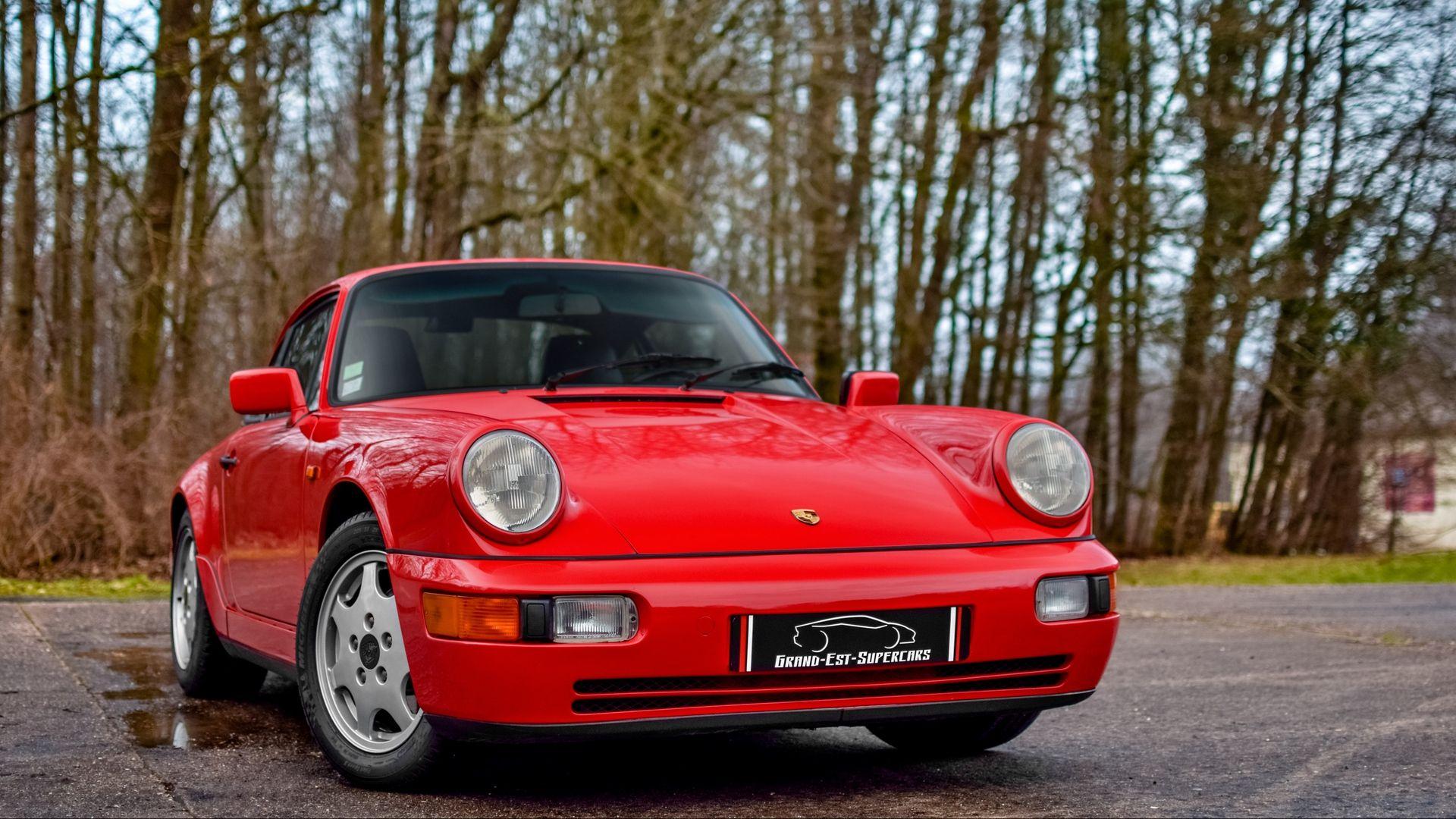 1920x1080 Download wallpaper 1920x1080 porsche carrera red