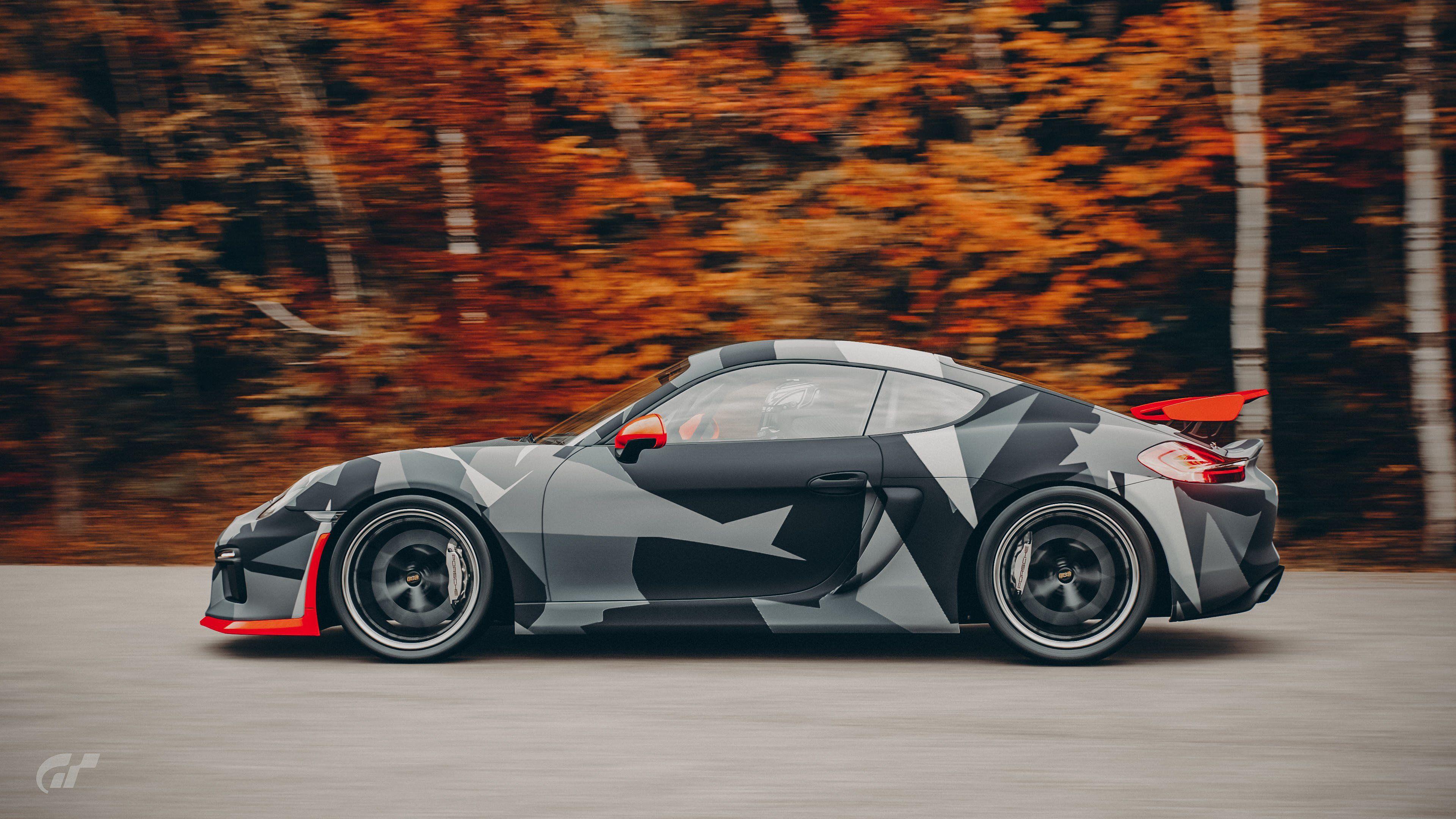 3840x2160 Back with another! Porsche Cayman GT4 wallpaper