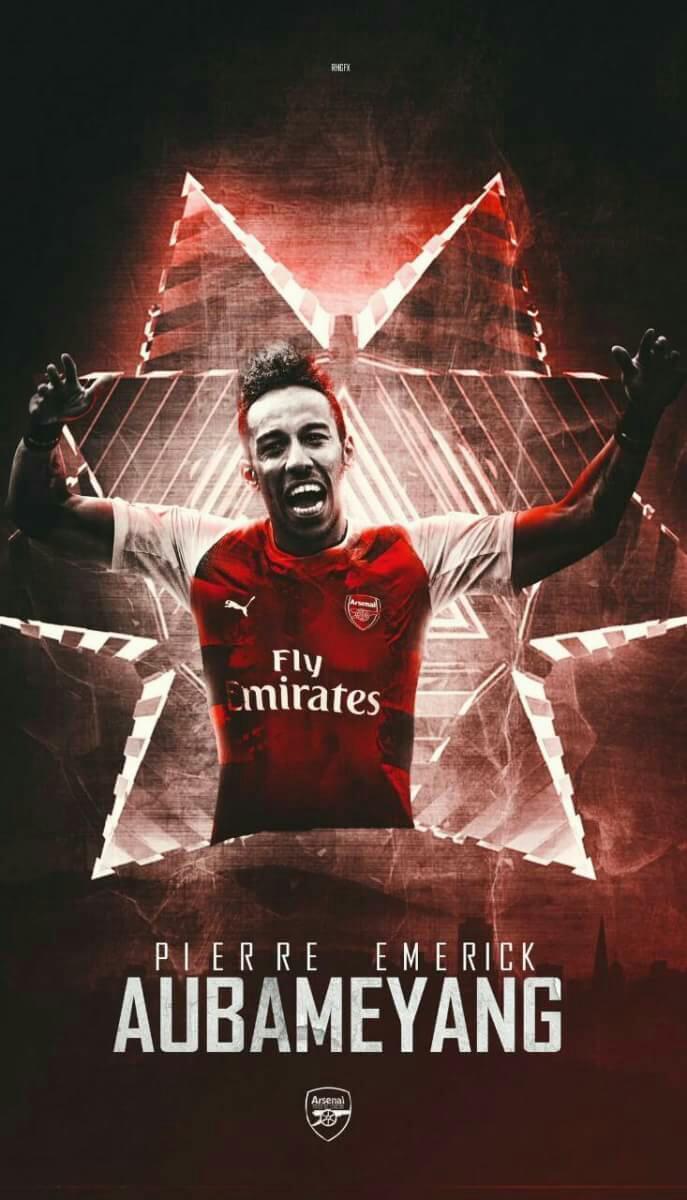 687x1200 Aubameyang Wallpaper for Android