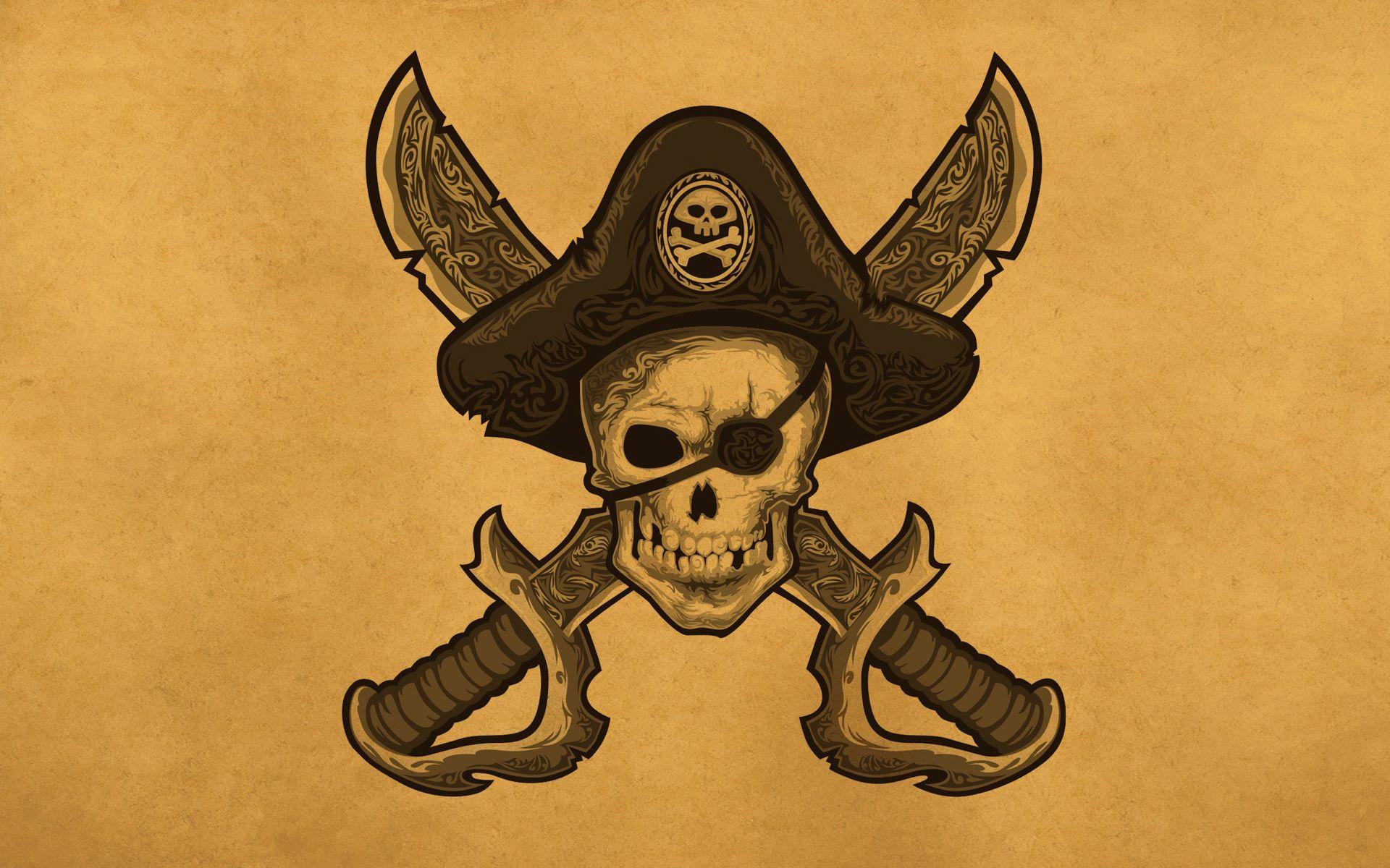 1920x1200 skulls, Pirates, Hat, Fantasy, Skull, Pirate Wallpaper HD