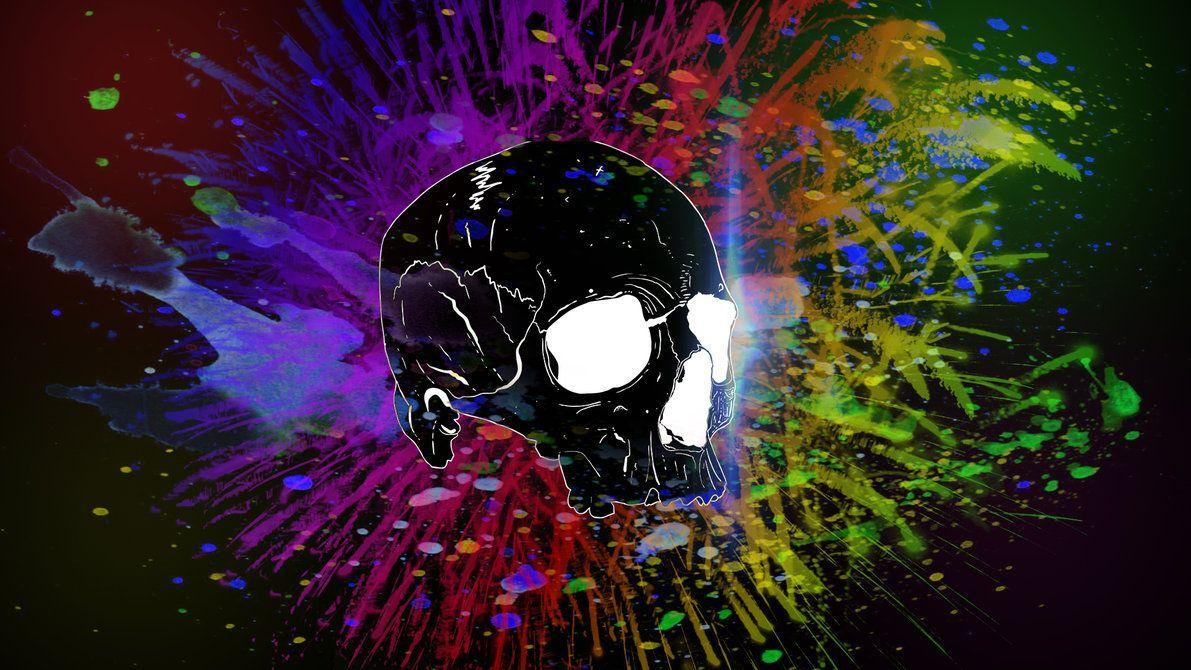 Colorful Skull Wallpapers - Top Free Colorful Skull Backgrounds ...