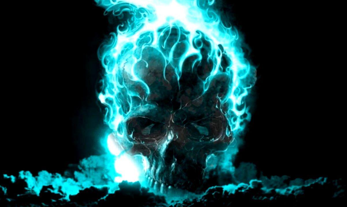 1203x720 Cool 3D Skull Wallpaper