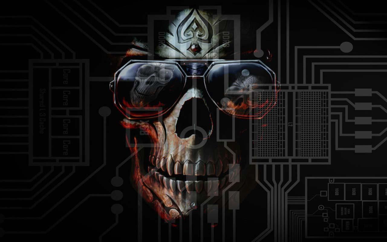1280x800 3D Horror Skull HD Wallpaper 1.0 APK Download