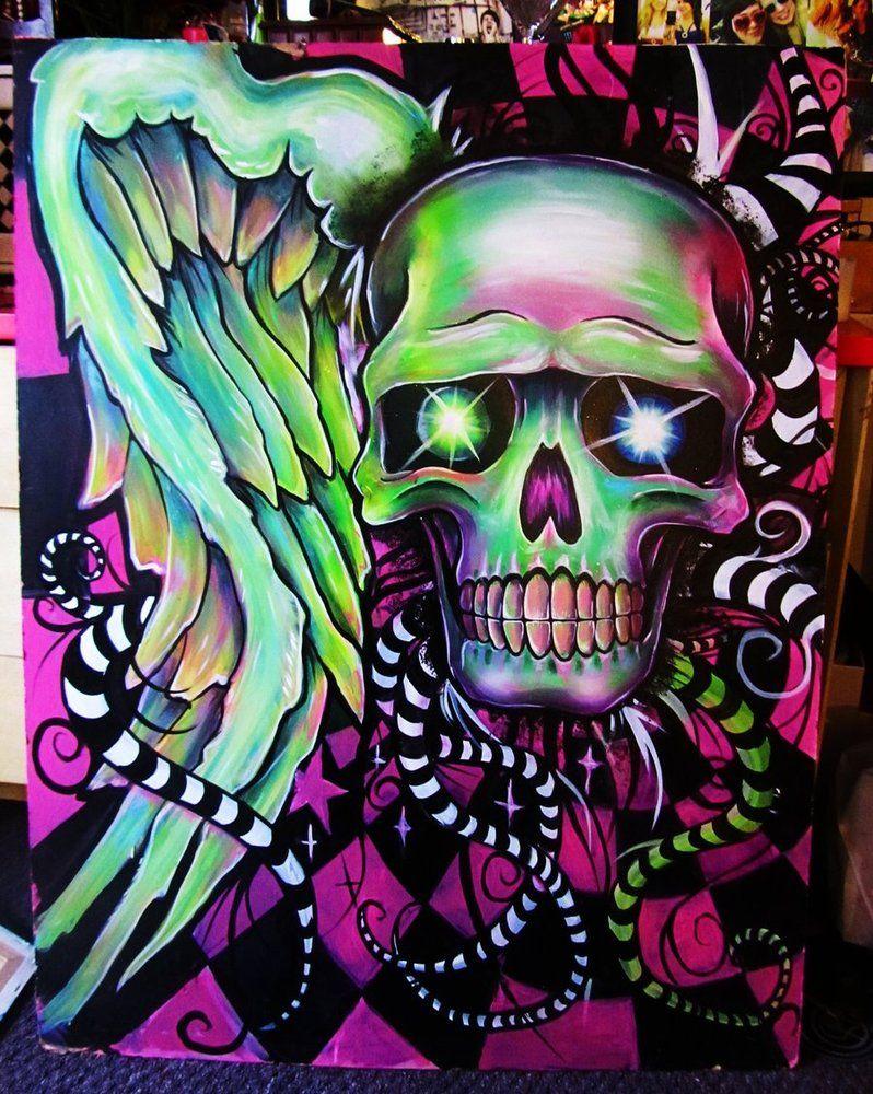 798x1000 Colorful Sugar Skull Wallpaper template design