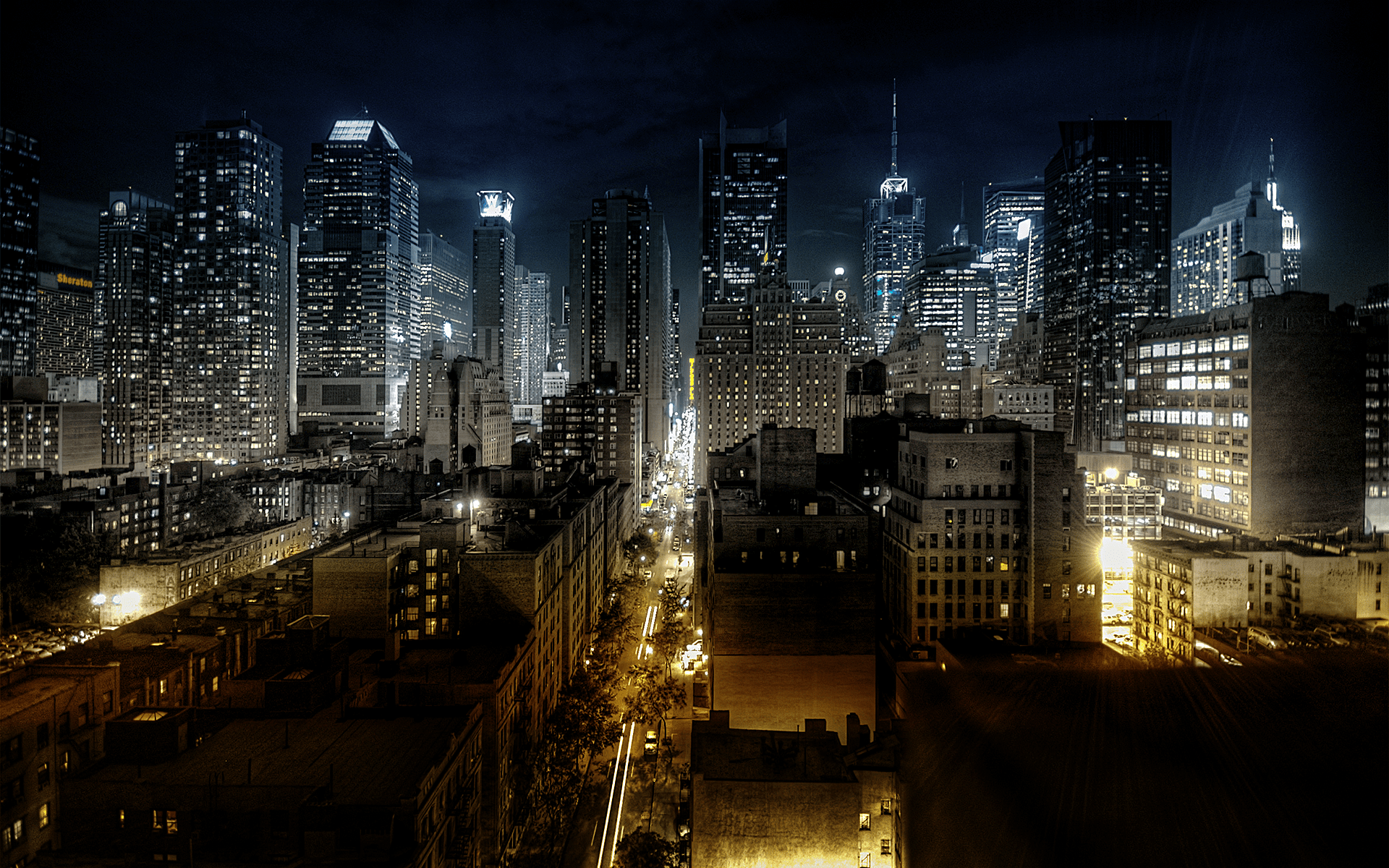 1920x1200 CR 48. Seattle Night, V.9.8 3939.5 Kbytes