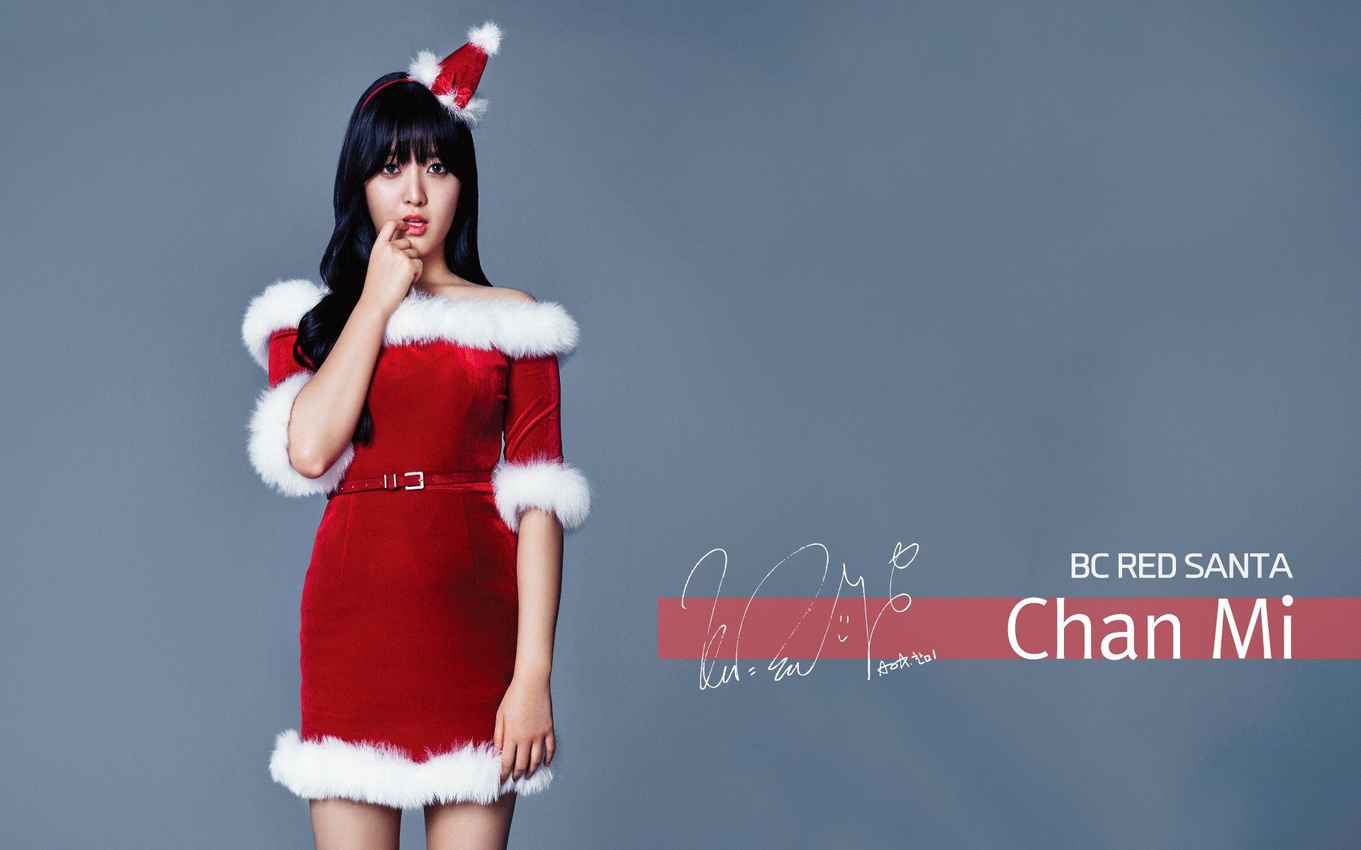 1920x1200 AOA, Christmas, K pop, Chanmi Wallpaper HD / Desktop
