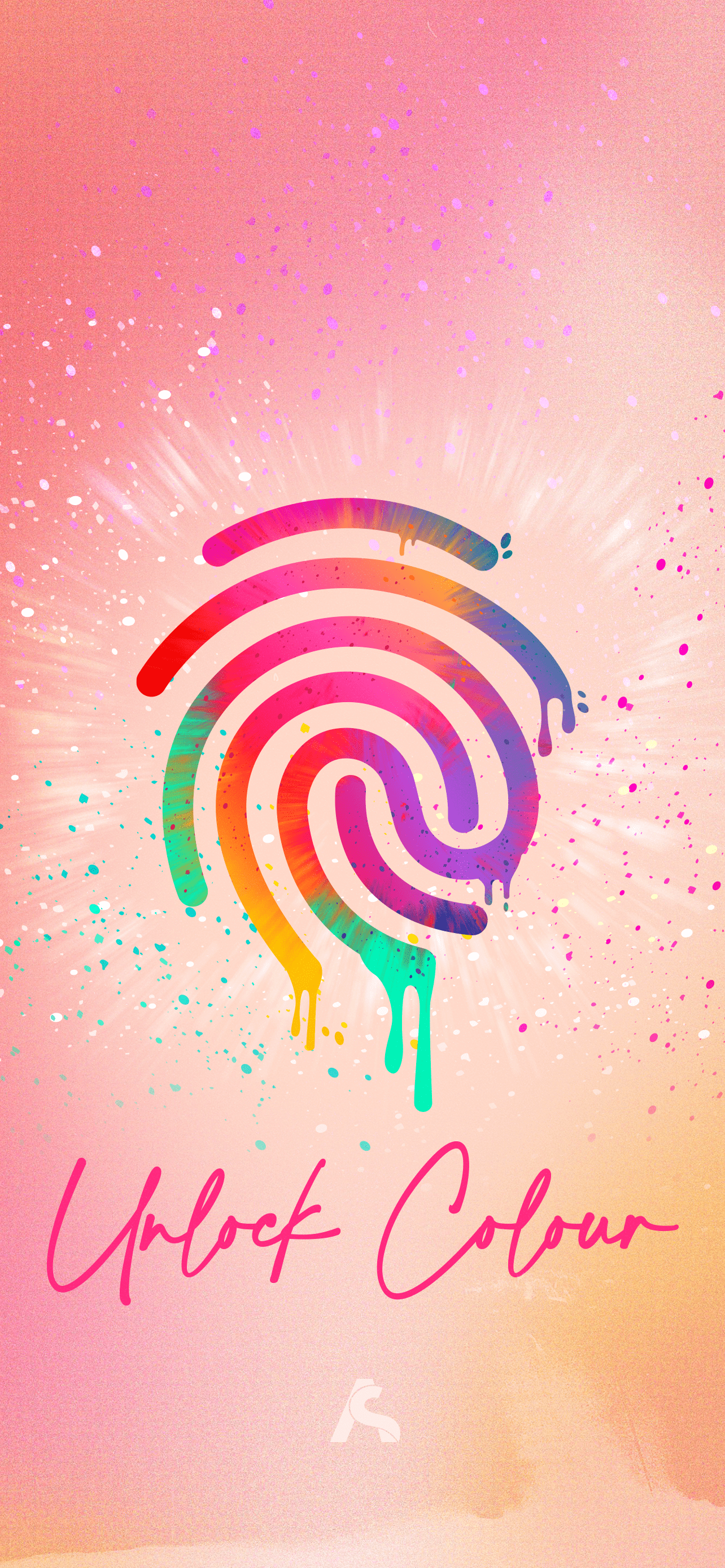 1284x2778 Unlock Colour Holi iPhone Wallpaper