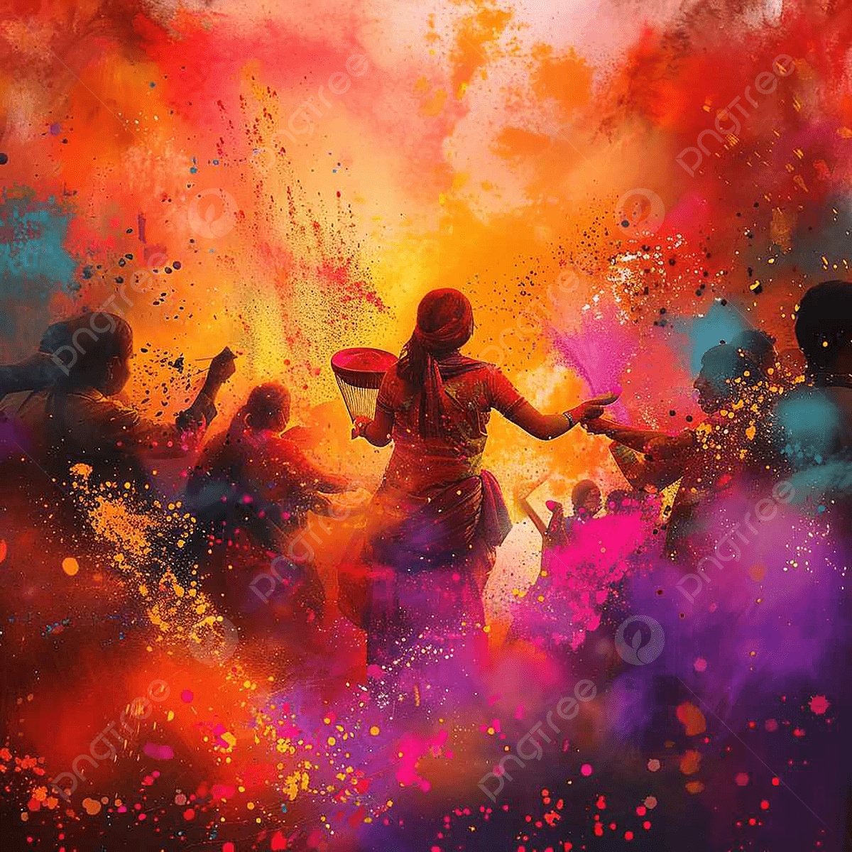 1200x1200 Indian Festival Of Colours With Holi