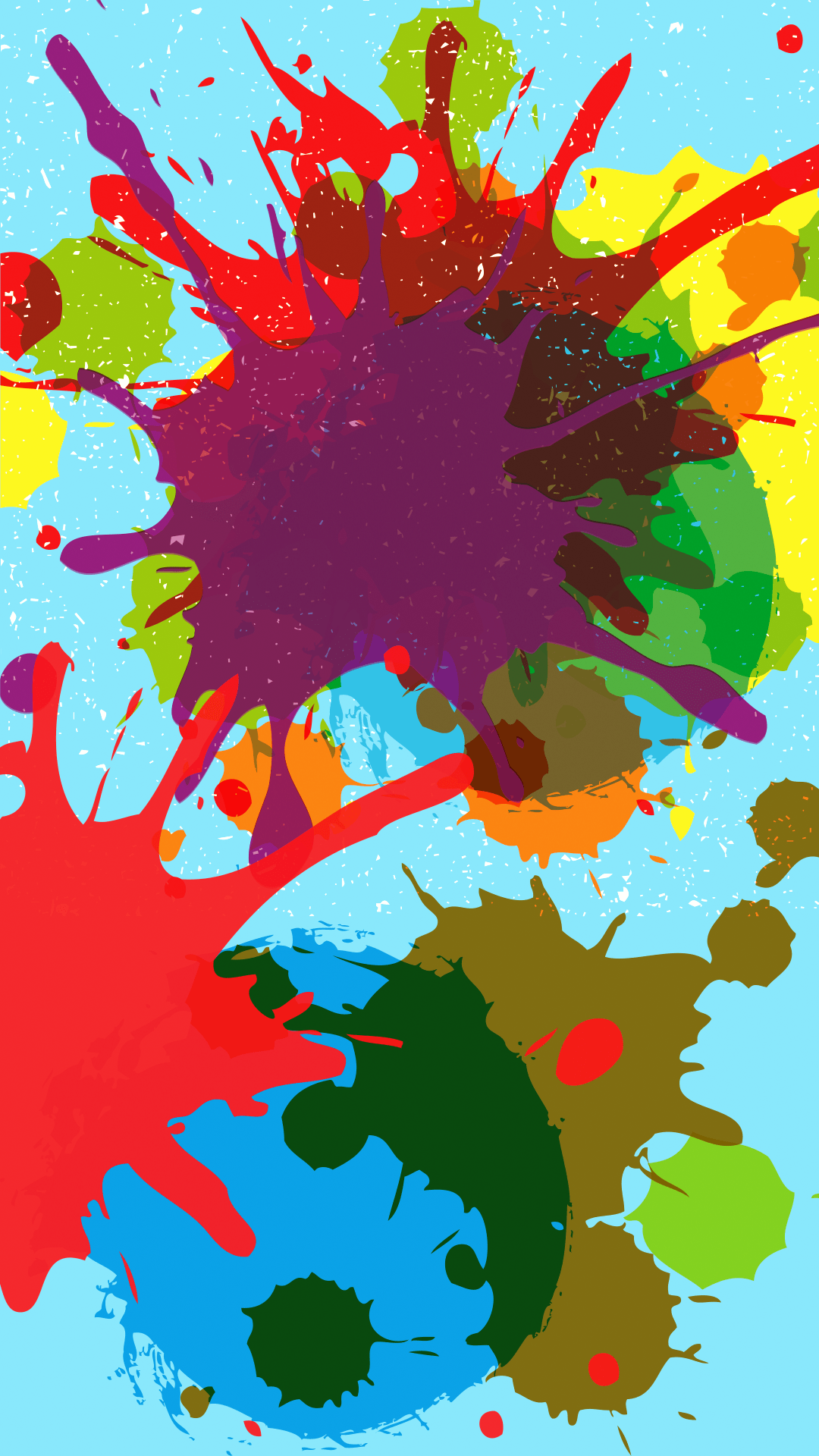1080x1920 Holi Splash Color Android Mobile Wallpaper