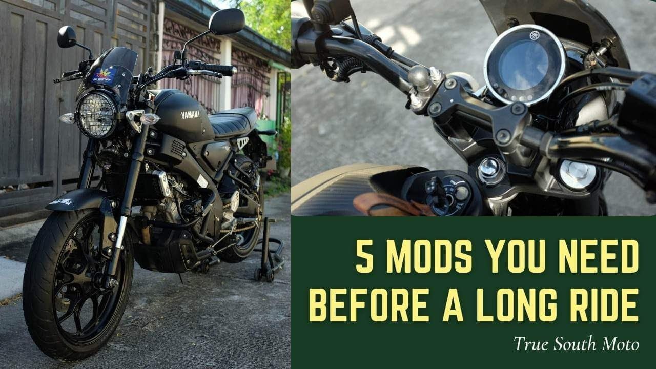 1280x720 Mods for Long Ride. Yamaha XSR 155
