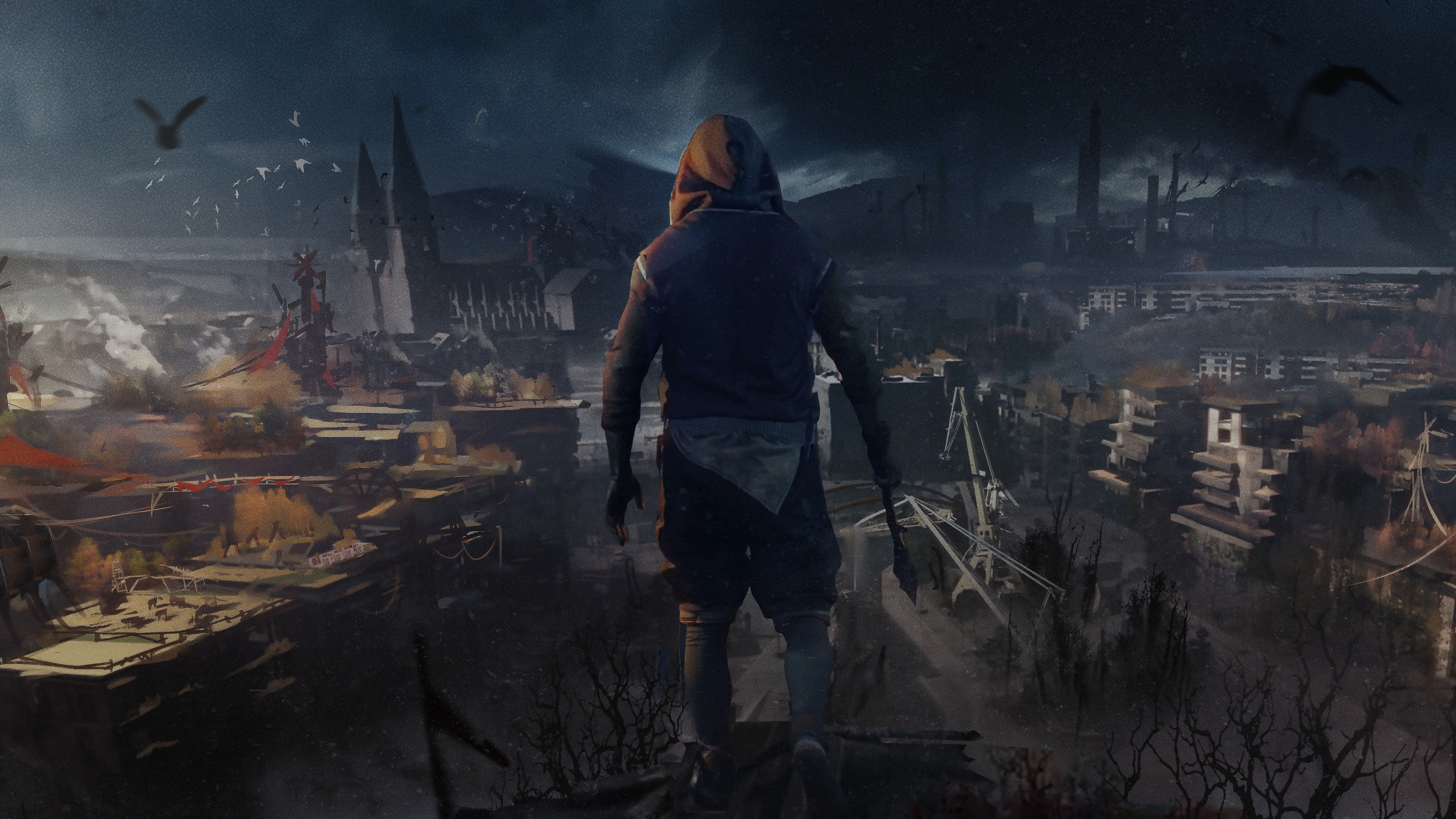 7680x4320 Stay Human 8k Ultra HD Wallpaper